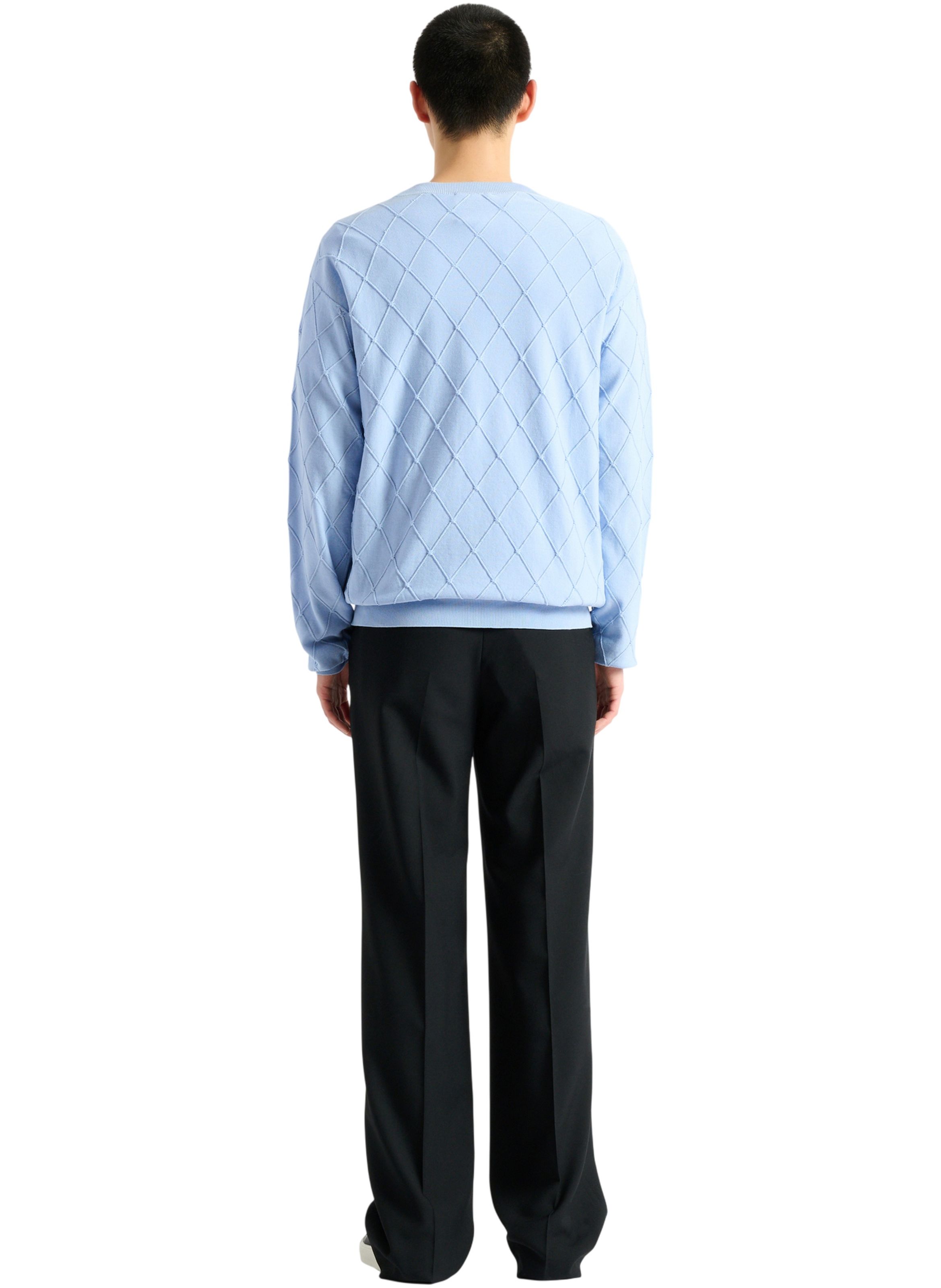 Pull balmain vintage en maille BALMAIN Bleu