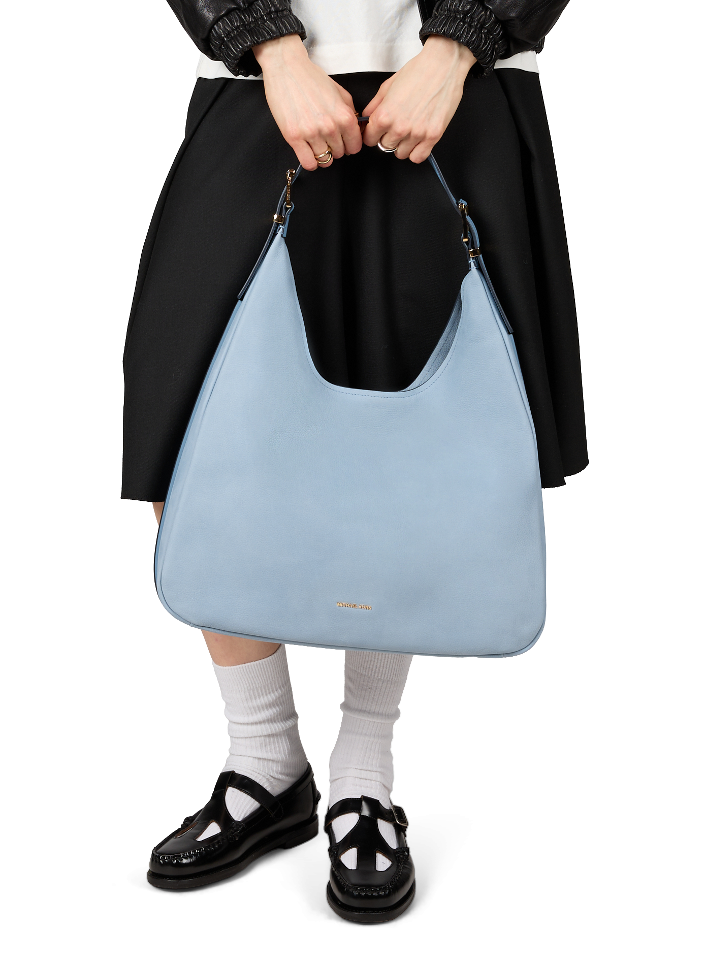 Sac à main Nolita en cuir MICHAEL KORS Bleu