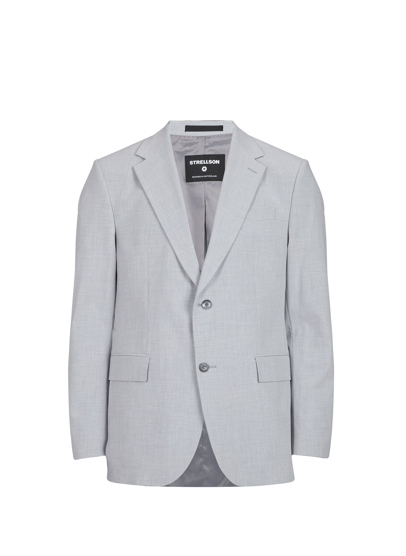Solid straight blazer STRELLSON Grey