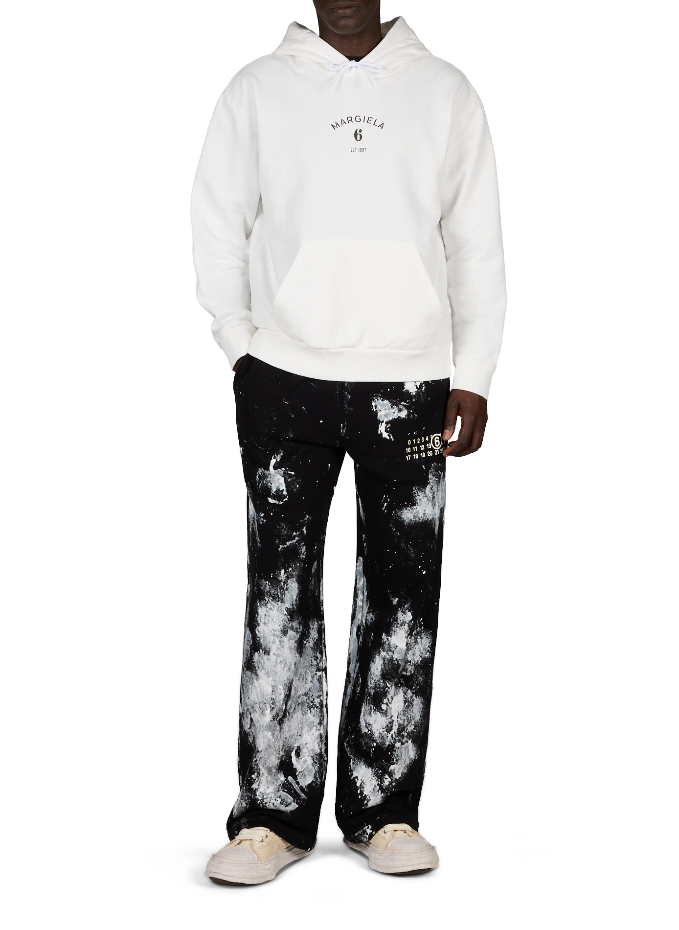 Oversized Hoodie MAISON MARGIELA White