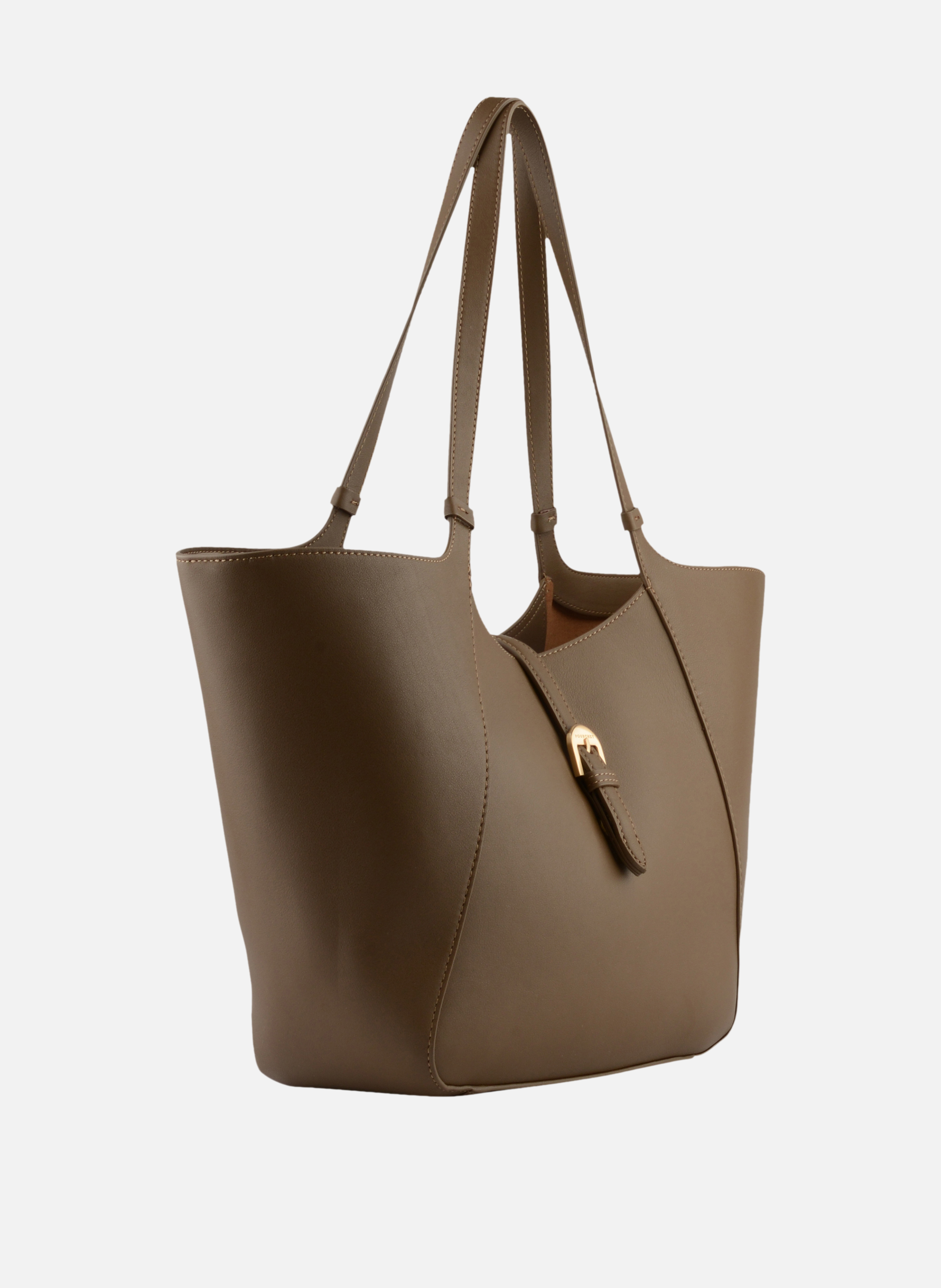 L'envolée | sac porté épaule gm | Gris POURCHET Femme