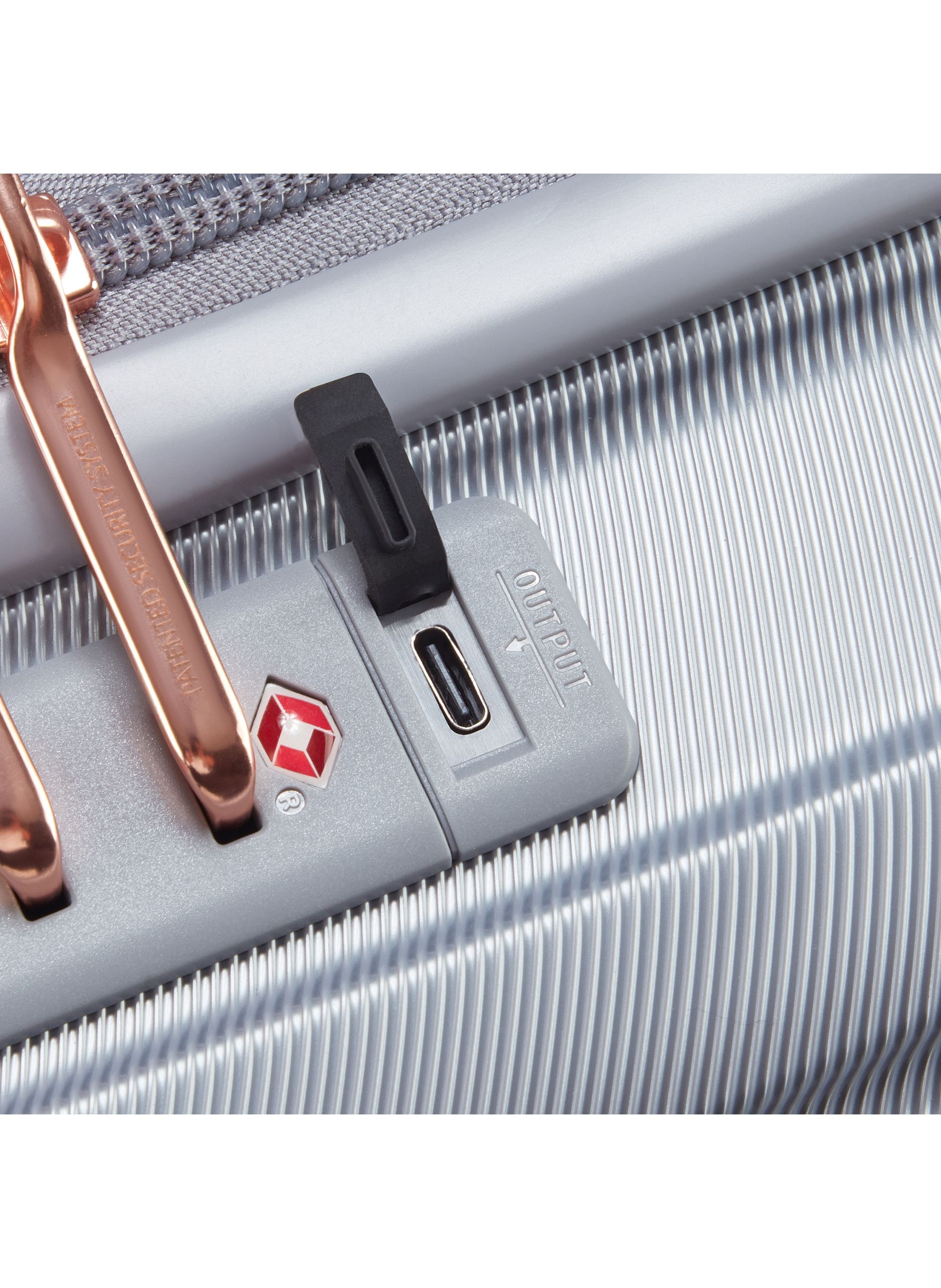 Valise cabine rigide taille s - shadow 5.0 DELSEY PARIS Gris