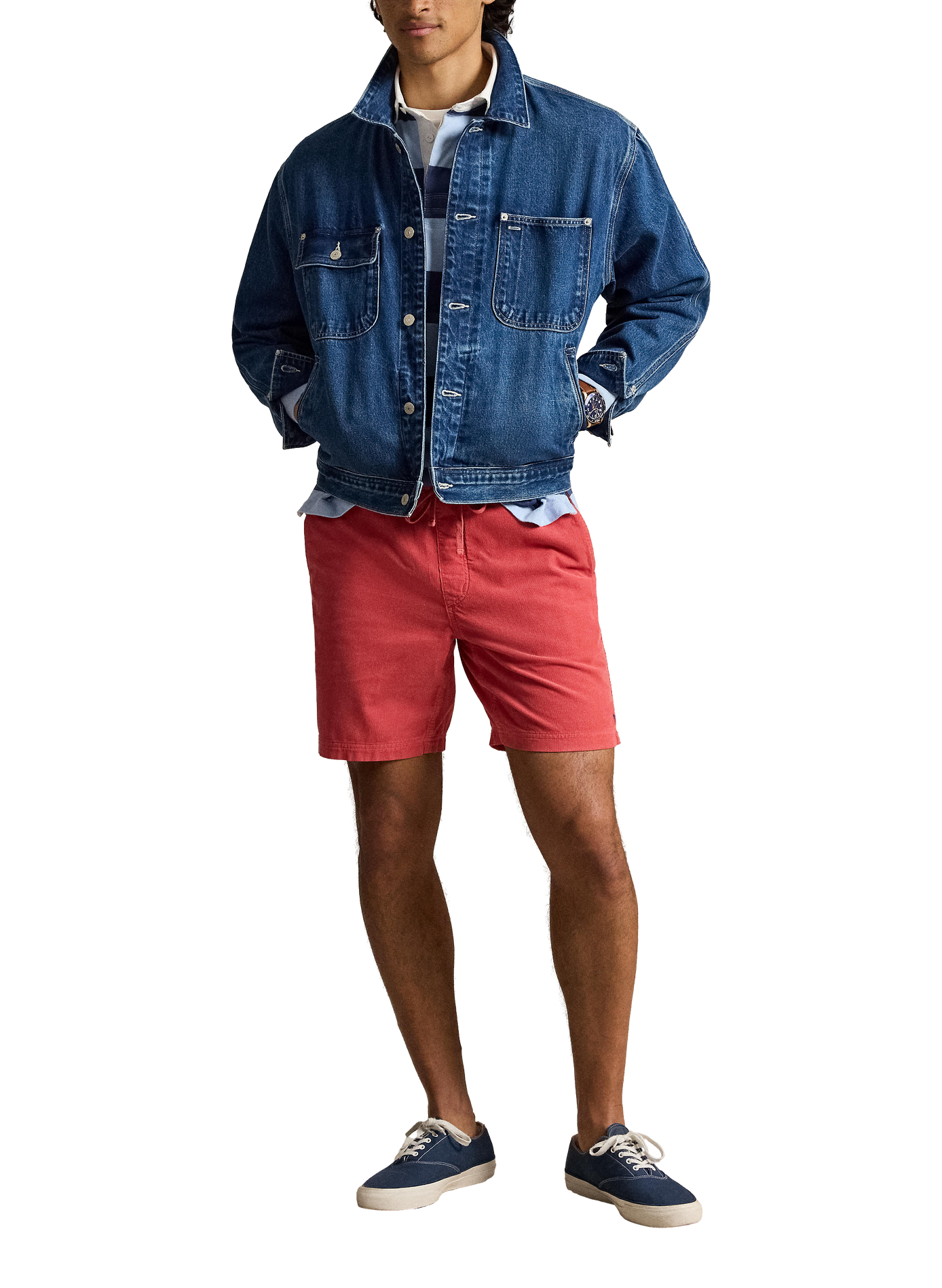 Striped long-sleeve cotton polo POLO RALPH LAUREN Multicolour