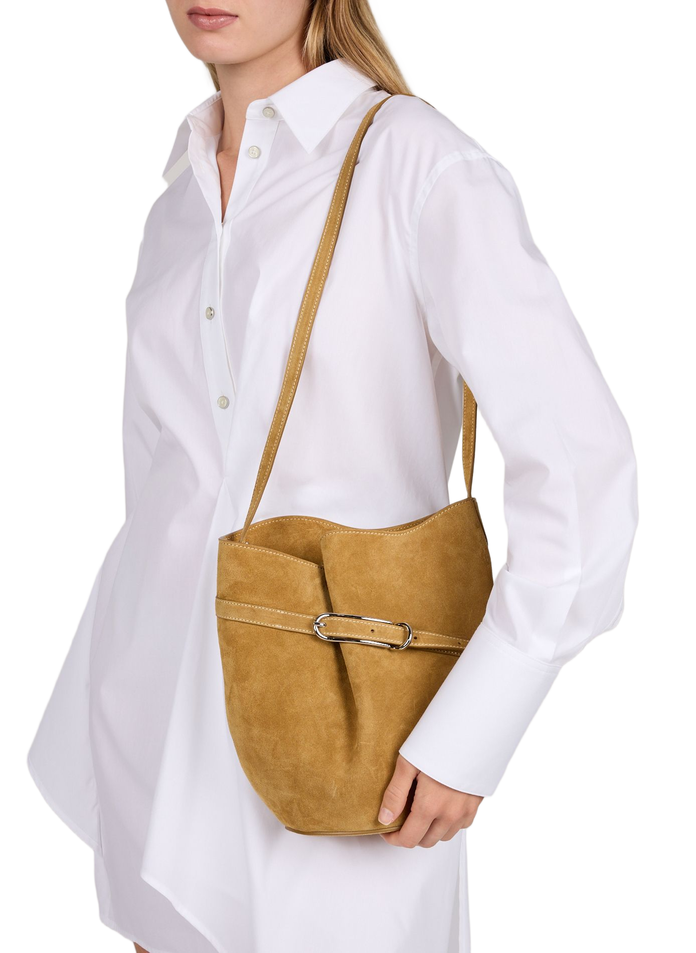 Umhängetasche aus Leder LIFFNER Beige