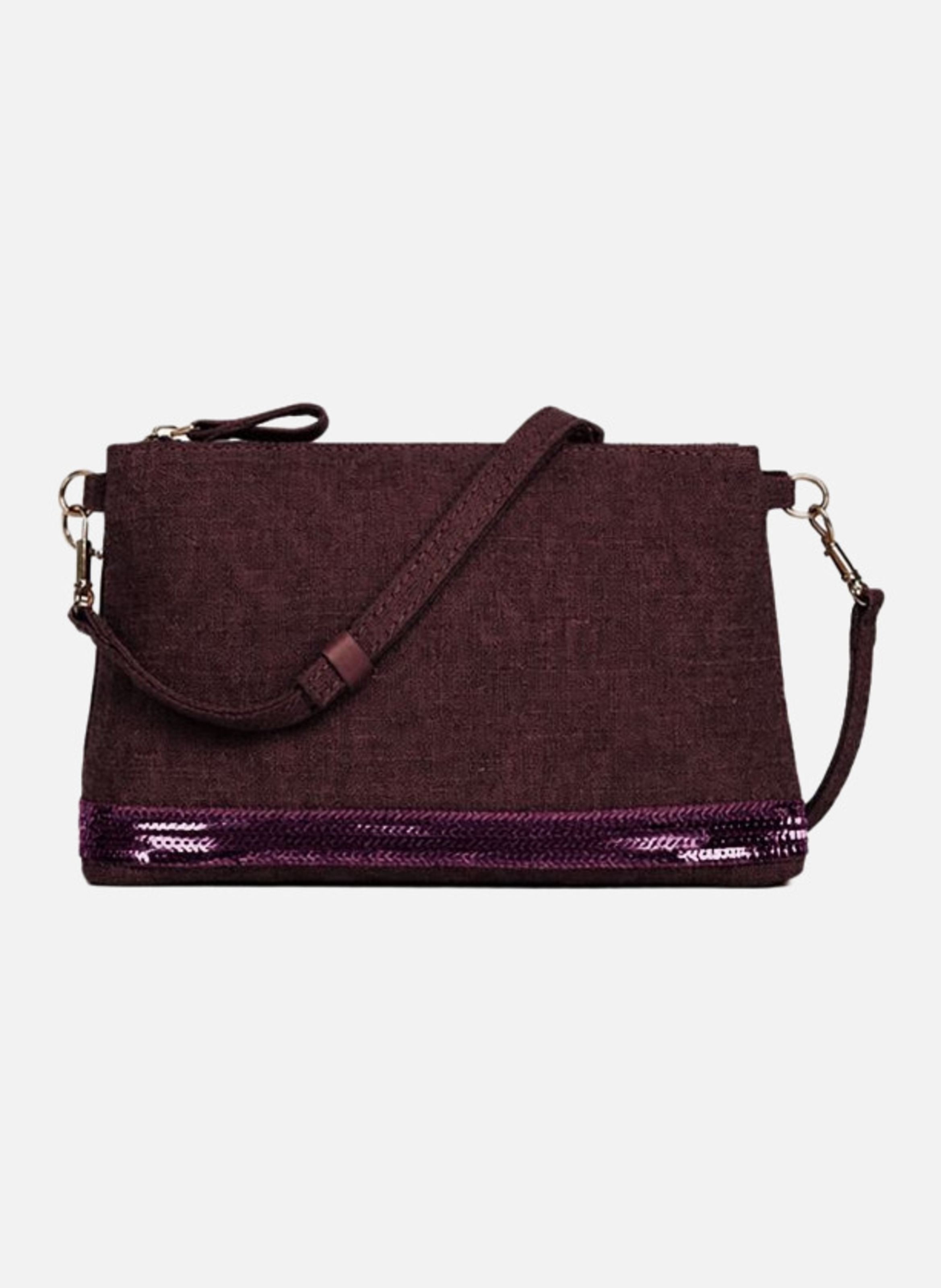 Pochette en lin VANESSA BRUNO Violet