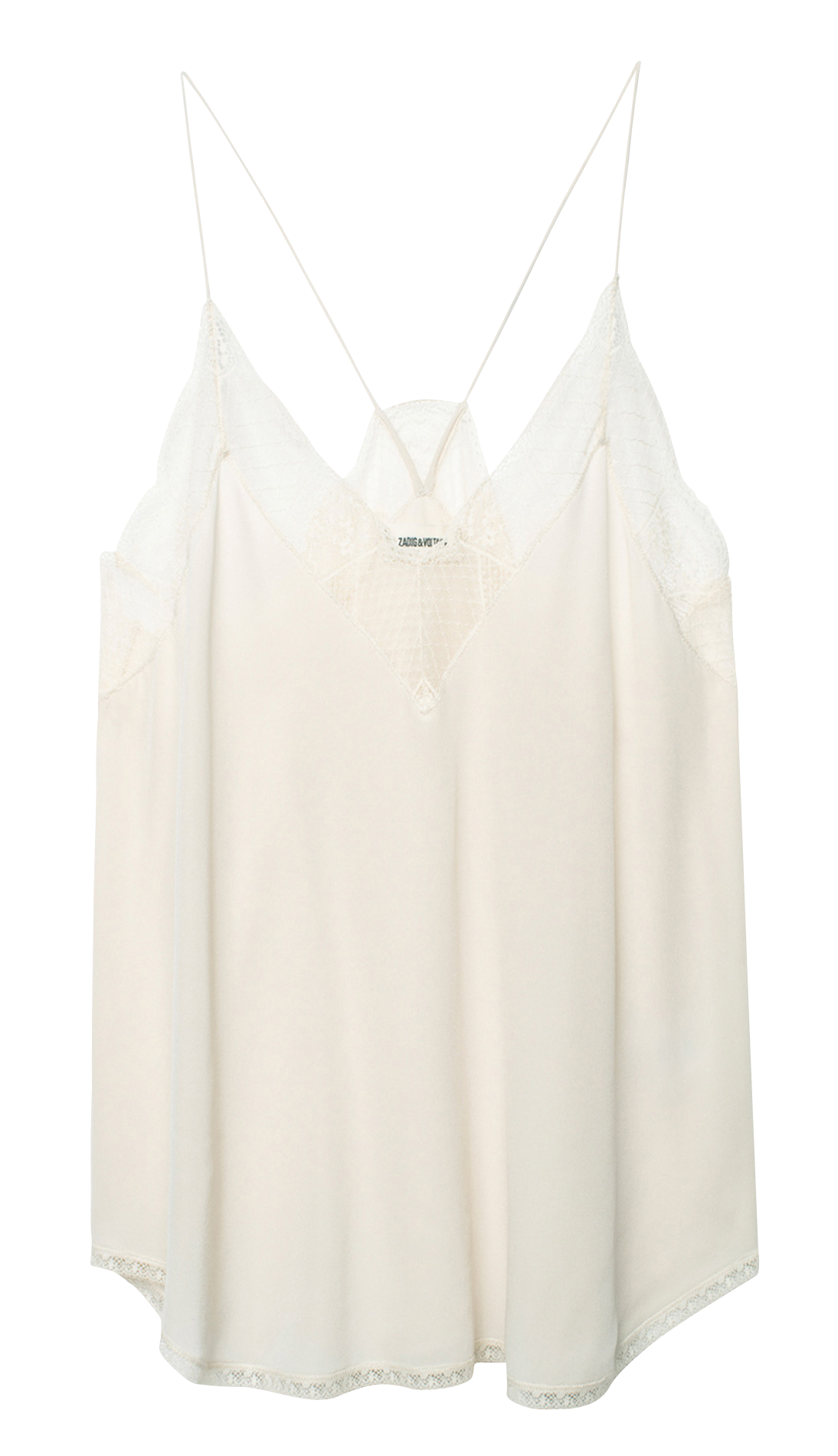 Caraco droit en soie christy ZADIG&VOLTAIRE Beige