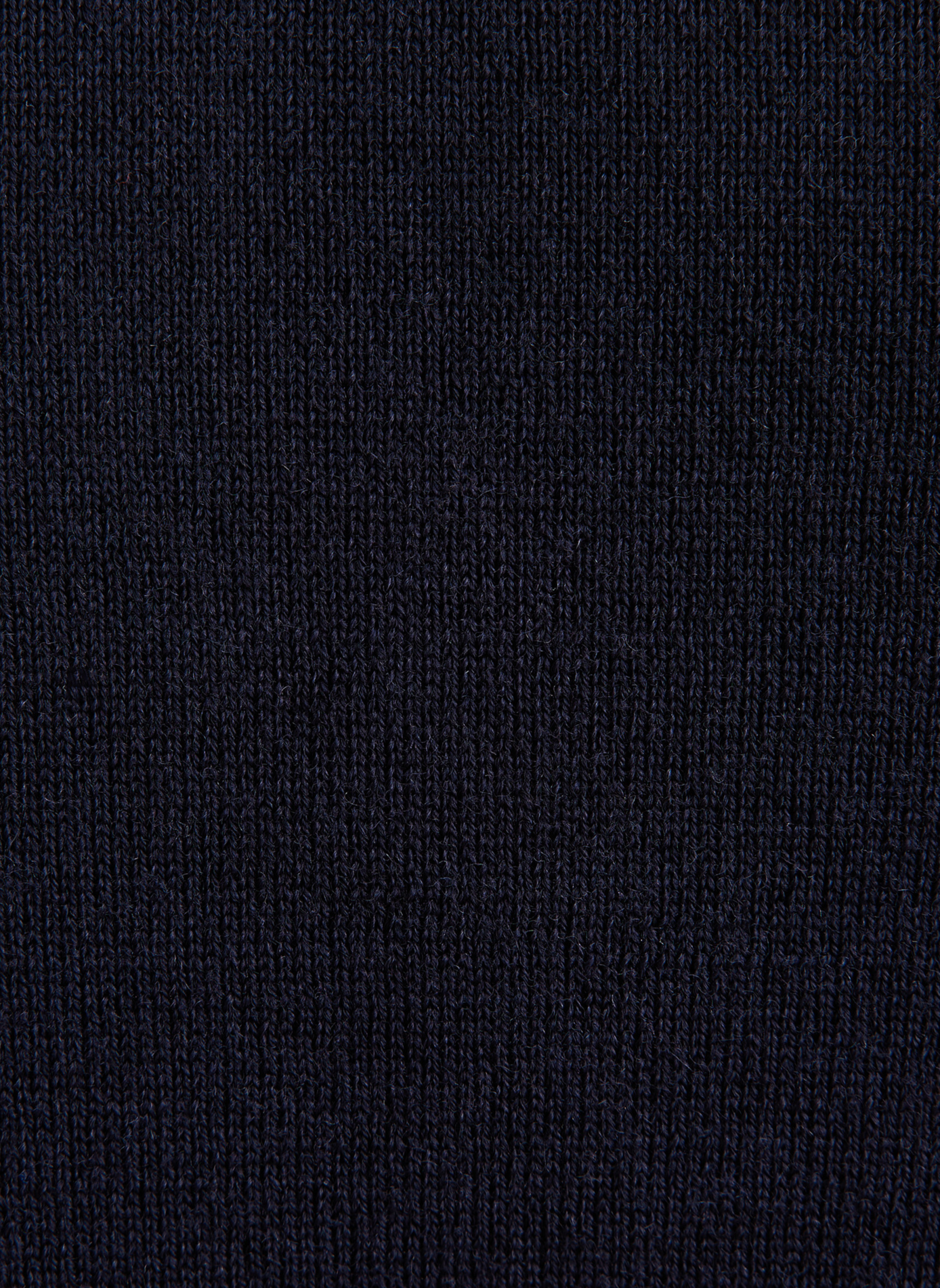 Polo manches longues droit en laine SEIDENSTICKER Bleu