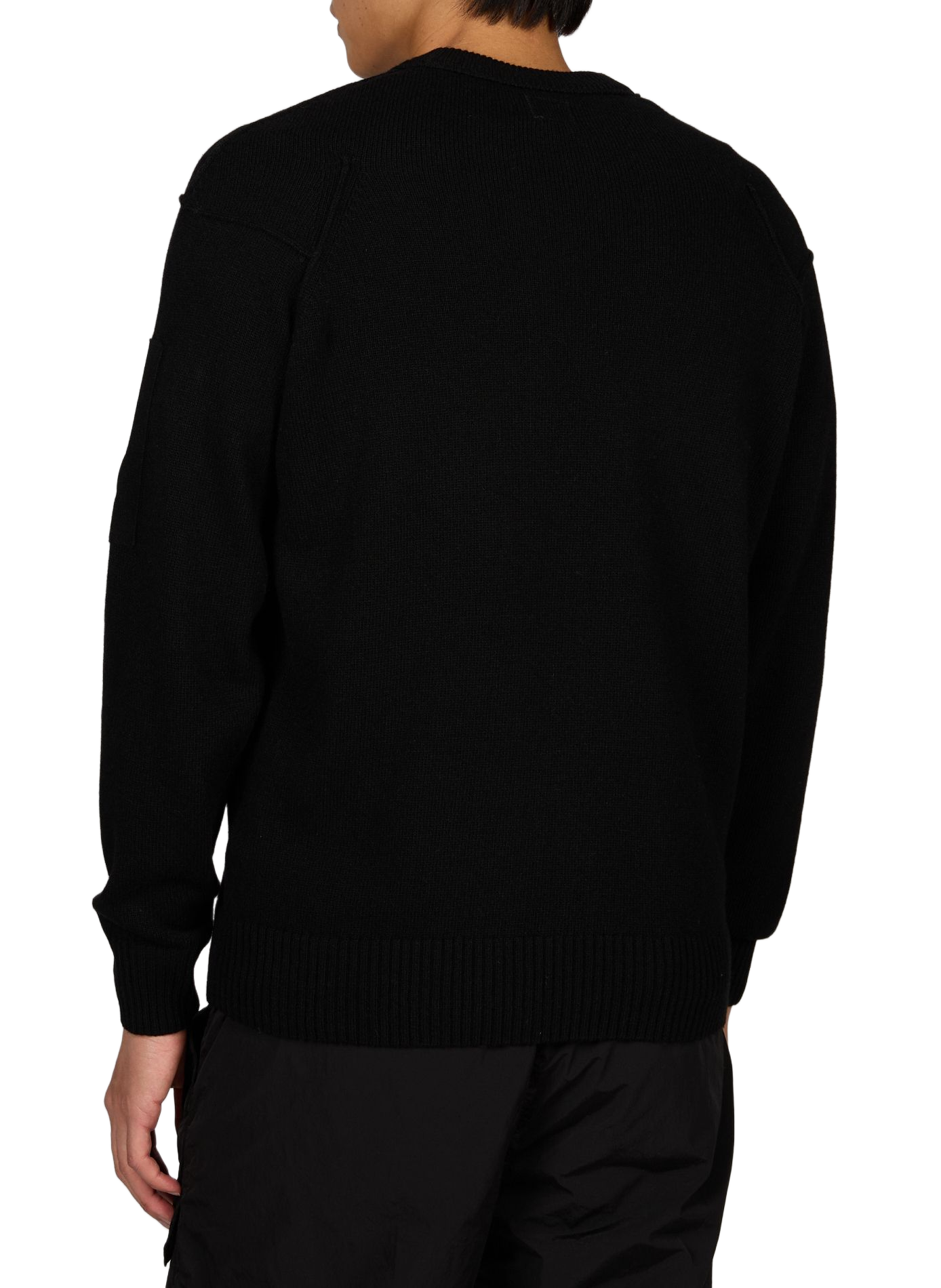 Straight wool blend sweater CP COMPANY Black