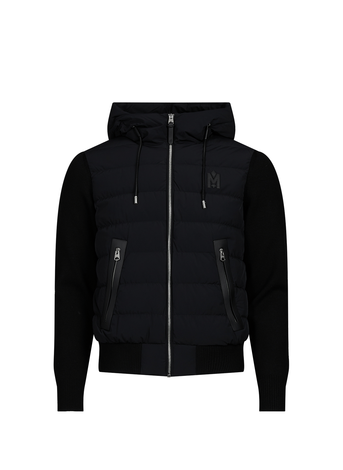Veste matelassée à capuche unie MACKAGE Noir
