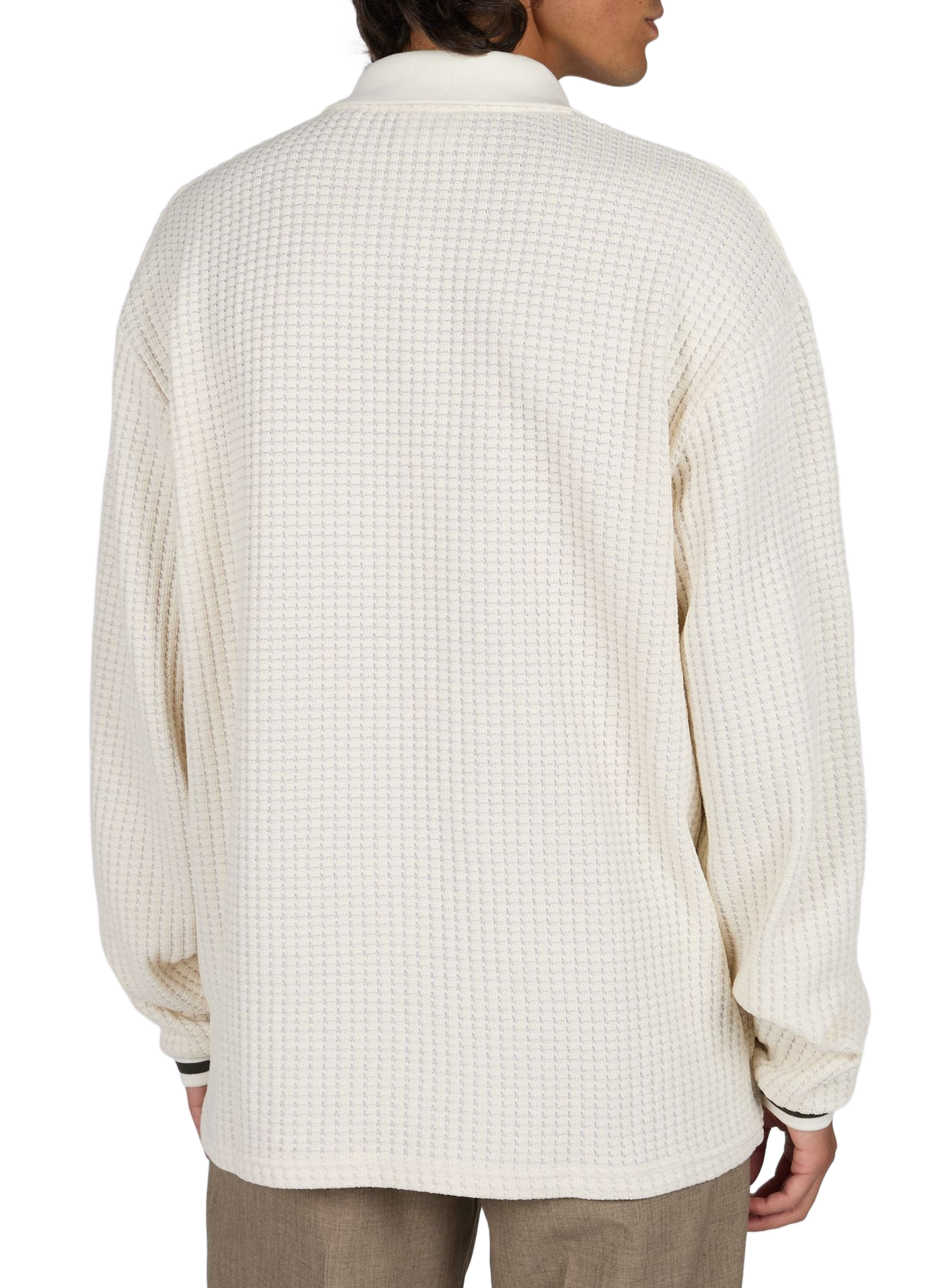 Kapuzenpullover mit gesticktem Logo aus Baumwollmischung LES DEUX Beige