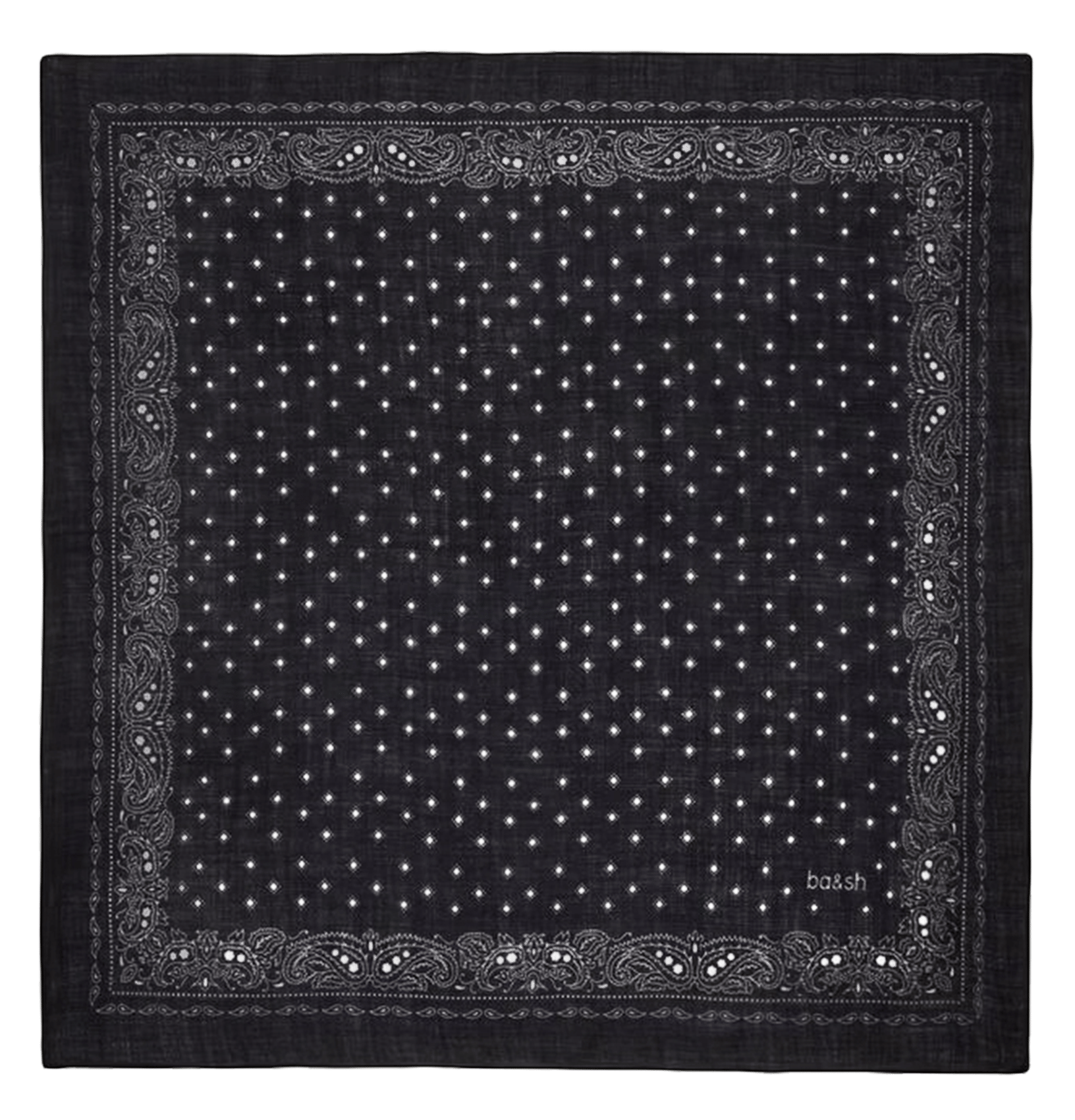 Foulard en laine mélangée fary BA&SH Zwart