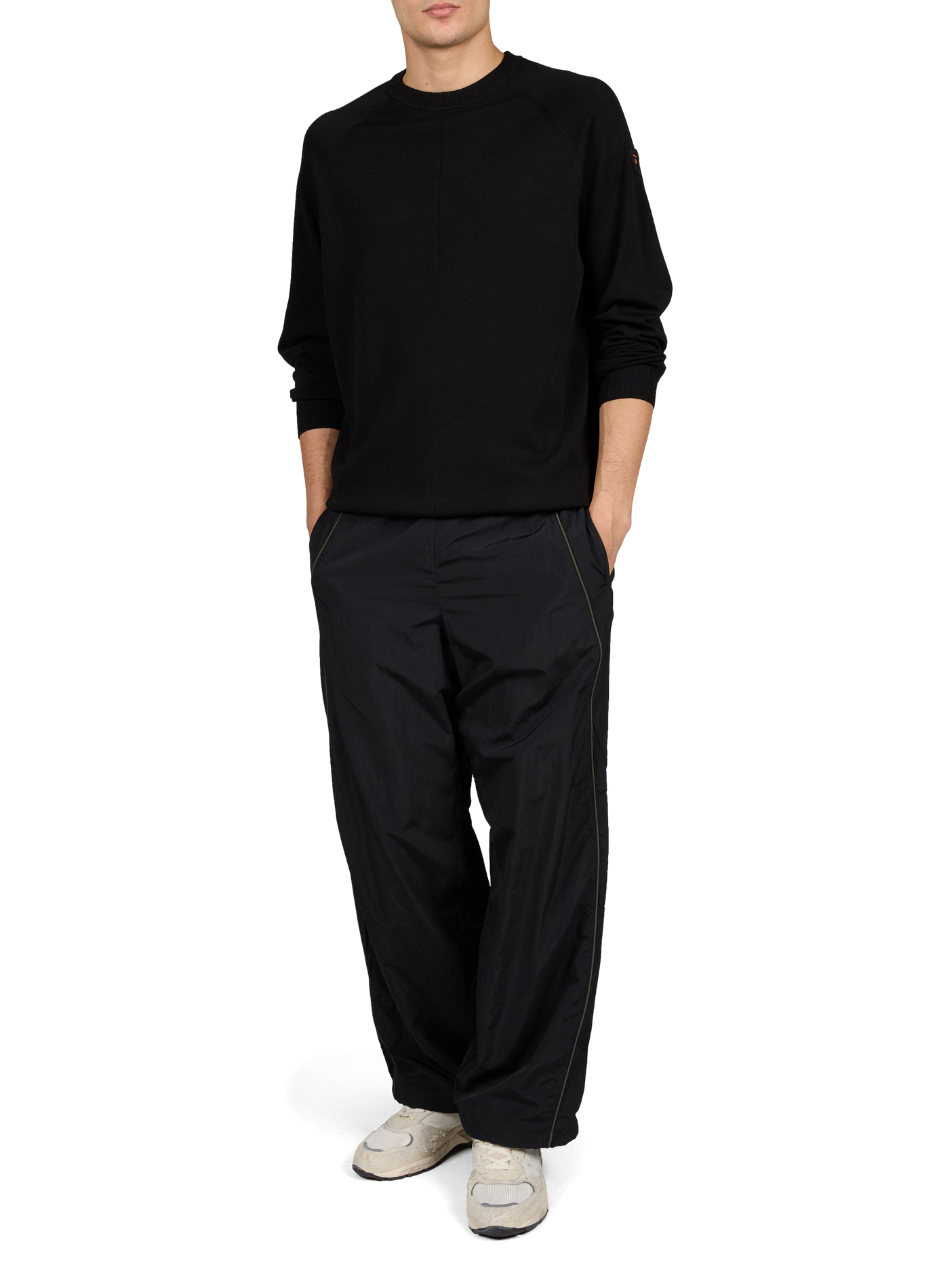 Gerade geschnittenes Sweatshirt mit Logo GERTRUDE Schwarz