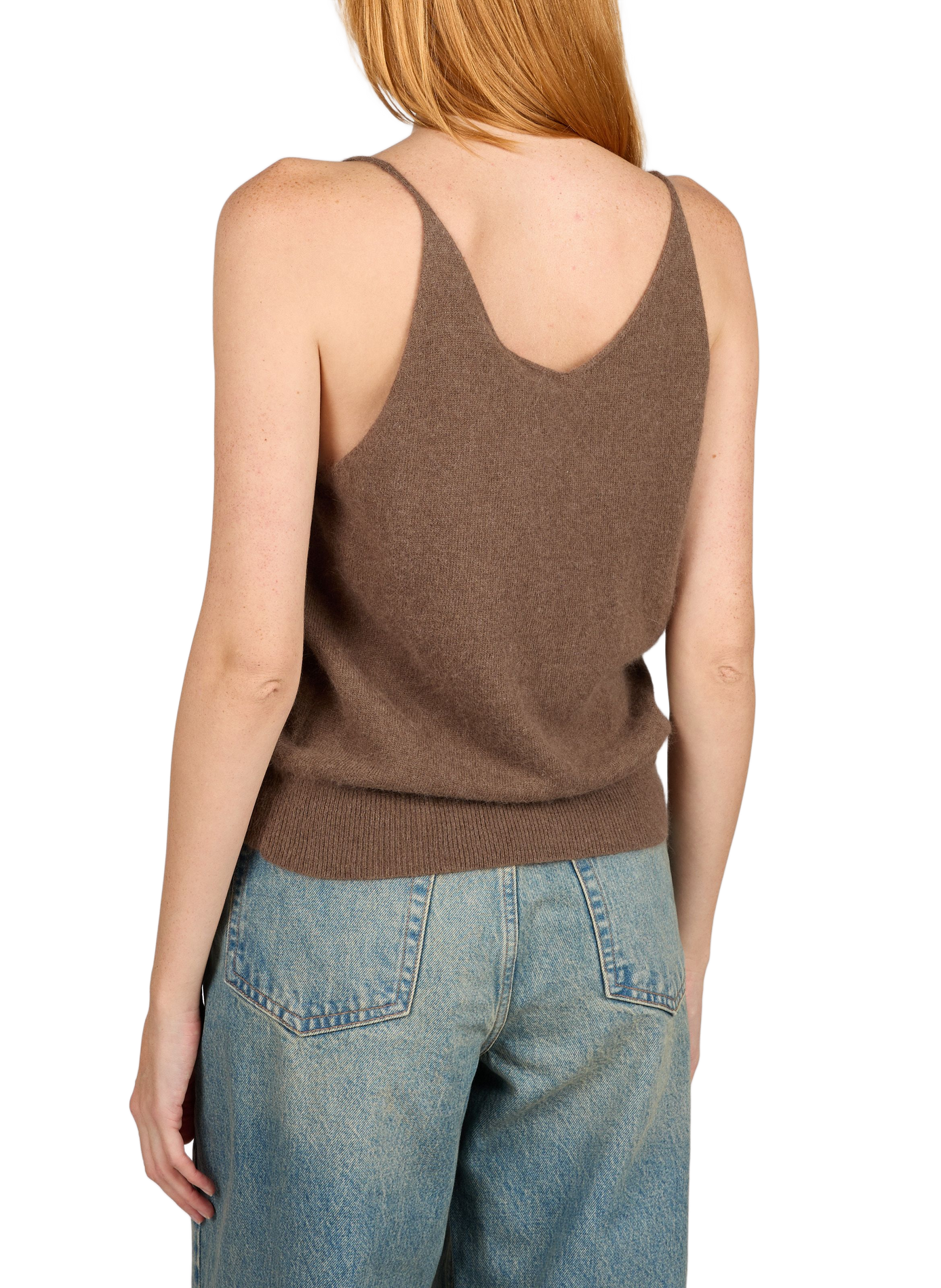 Wide-leg cotton jeans GANNI Blue