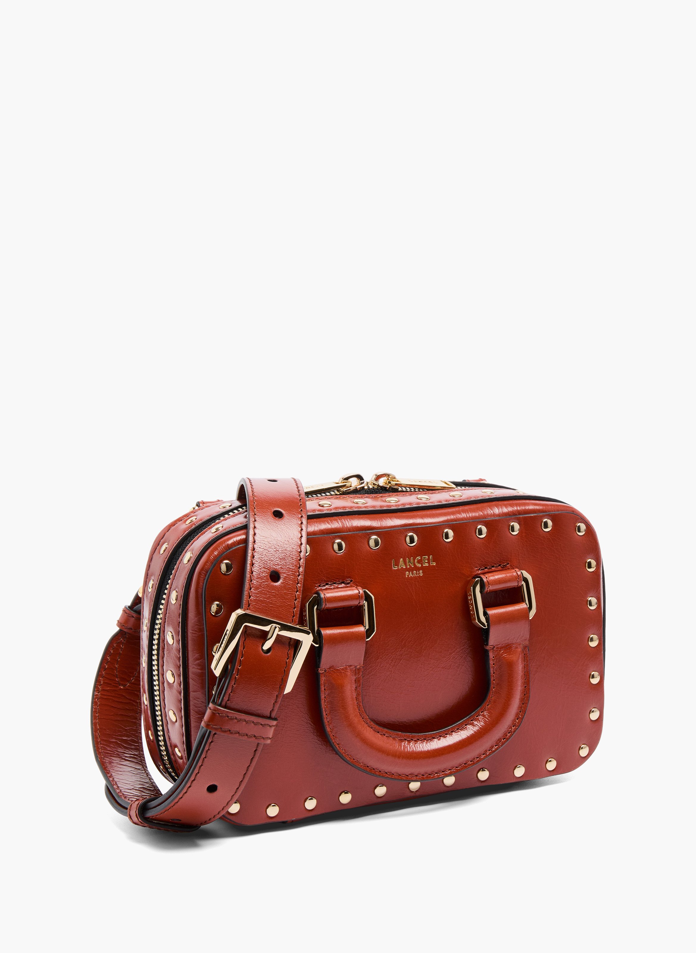 Mini sac de vanité LANCEL Rouge