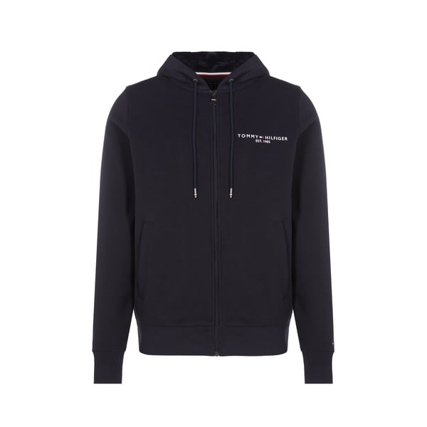 Hoodie zippé en coton