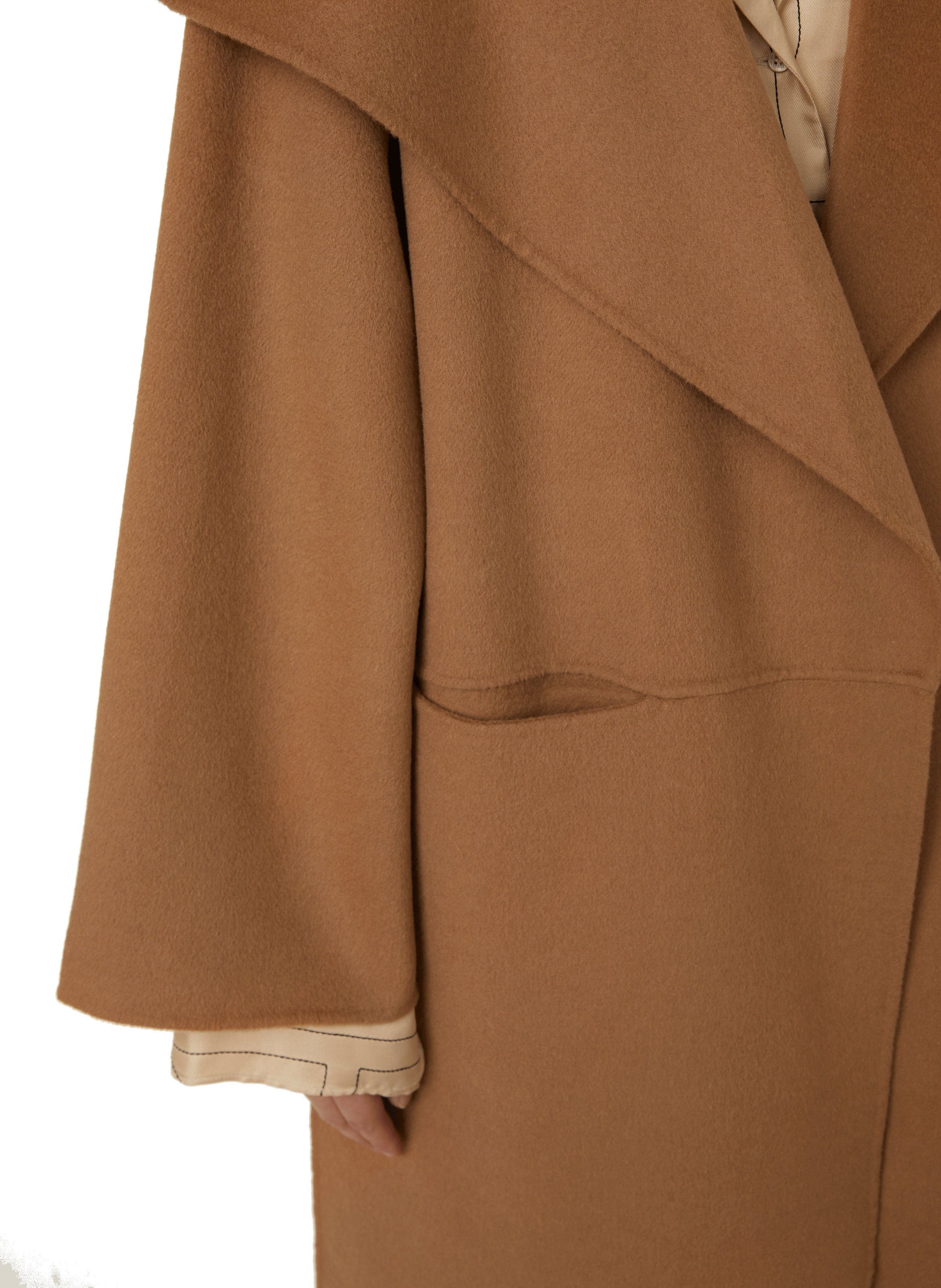 Wool and cashmere coat TOTEME Beige