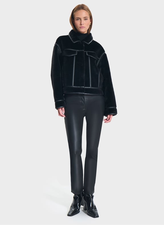 Veste camel droite - monge Noir by ZAPA ZAPA Veste camel droite - monge Noir