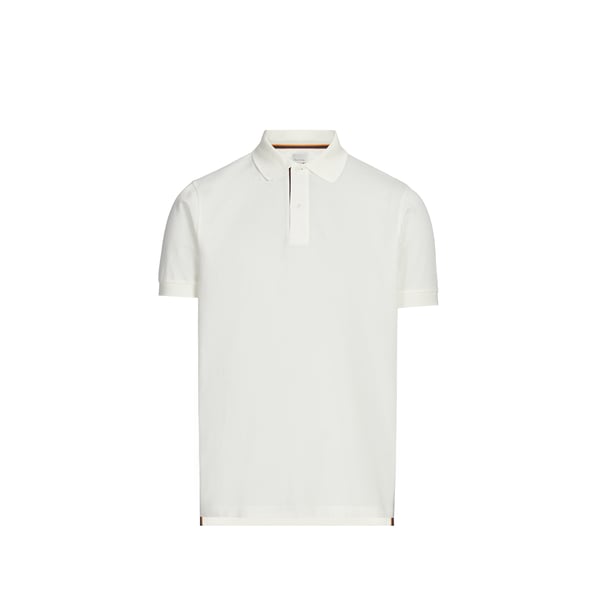 Paul Smith Polo Manches Courtes En Coton In White