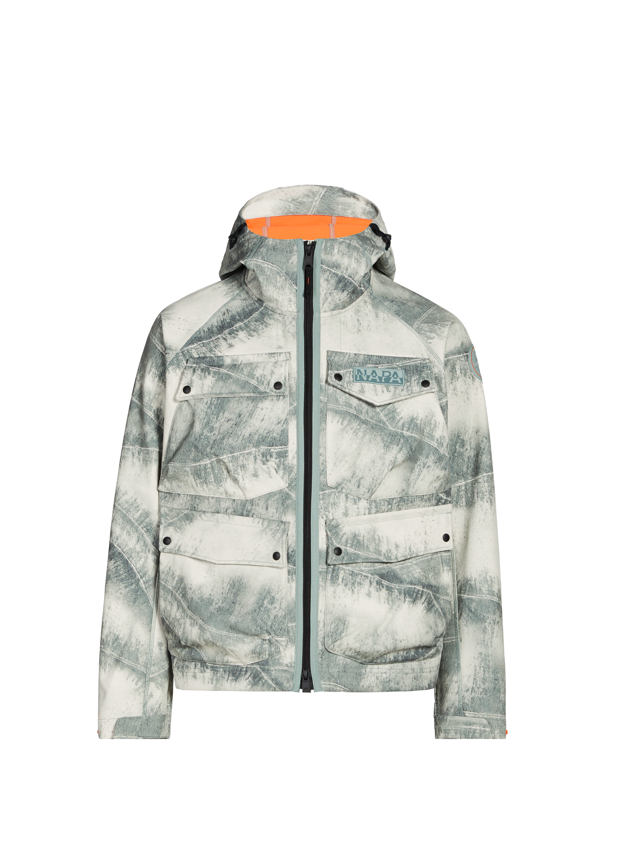 Veste d'extérieur à imprimé  Multicolore