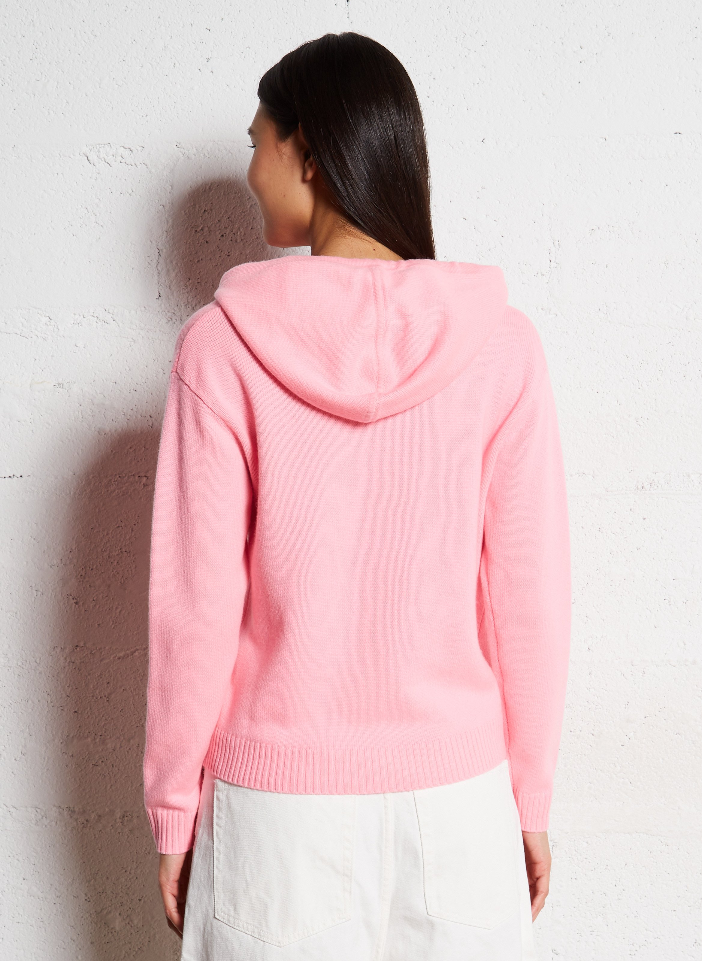 Pull oversize en cachemire bakia KUJTEN Rose