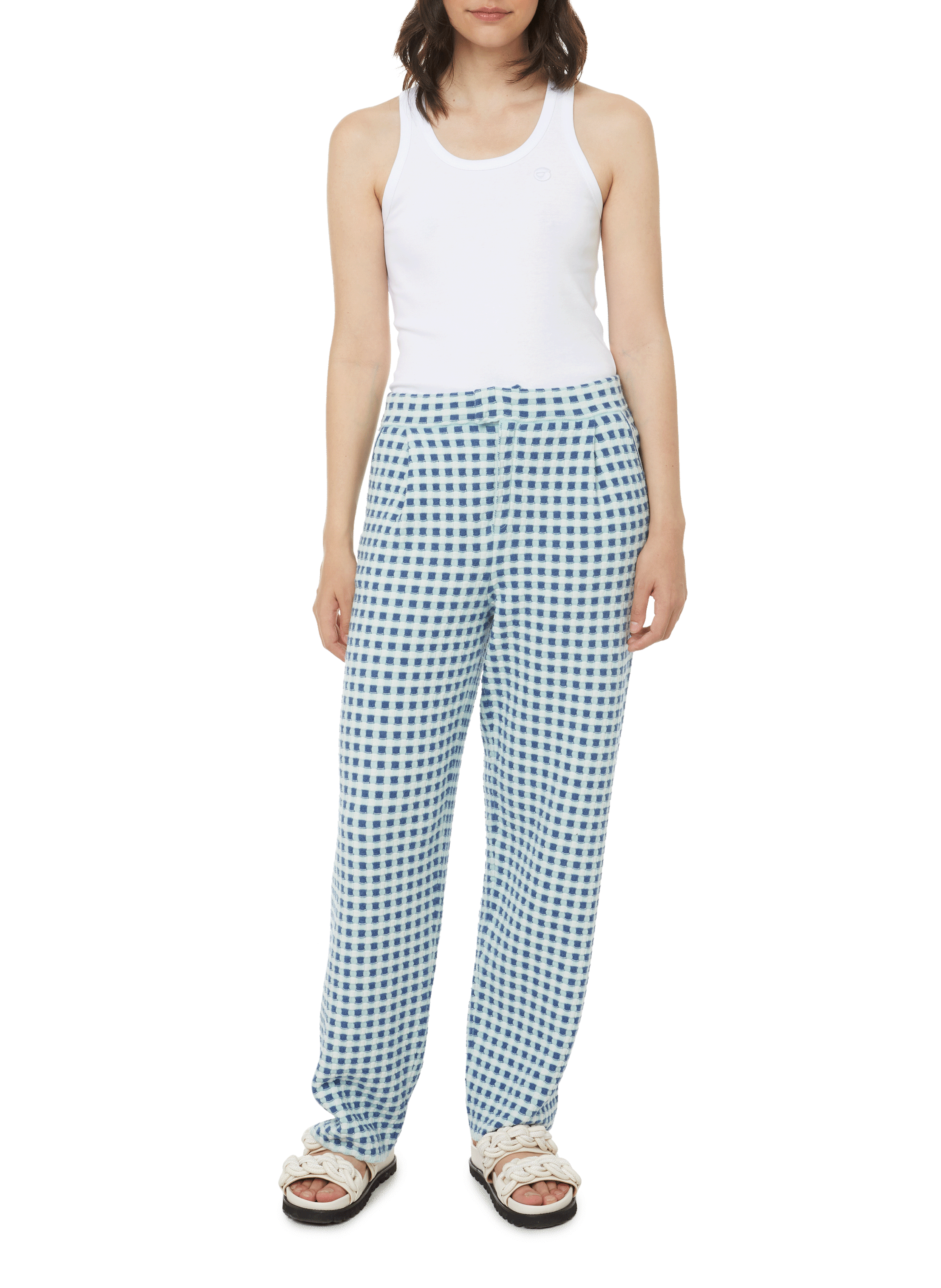 Cotton tank top COPERNI White