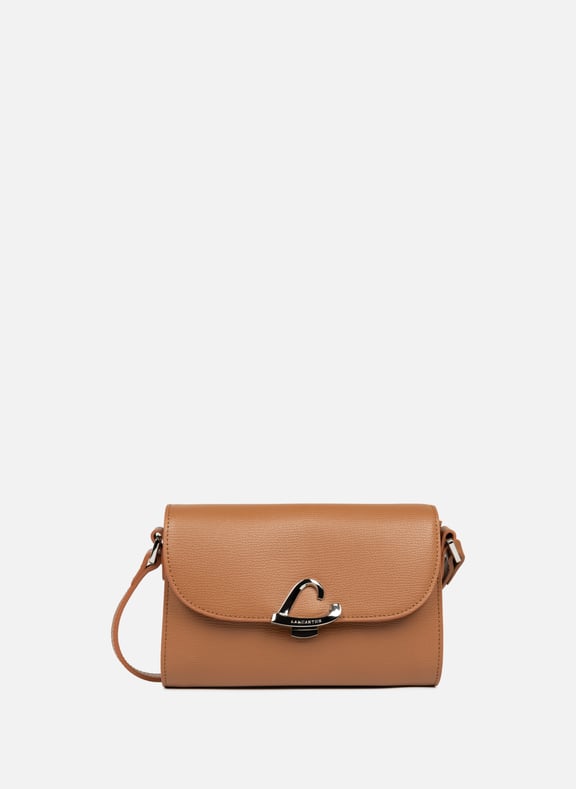 Small crossbody bag - Sierra philos Brown by LANCASTER LANCASTER Small crossbody bag - Sierra philos Brown
