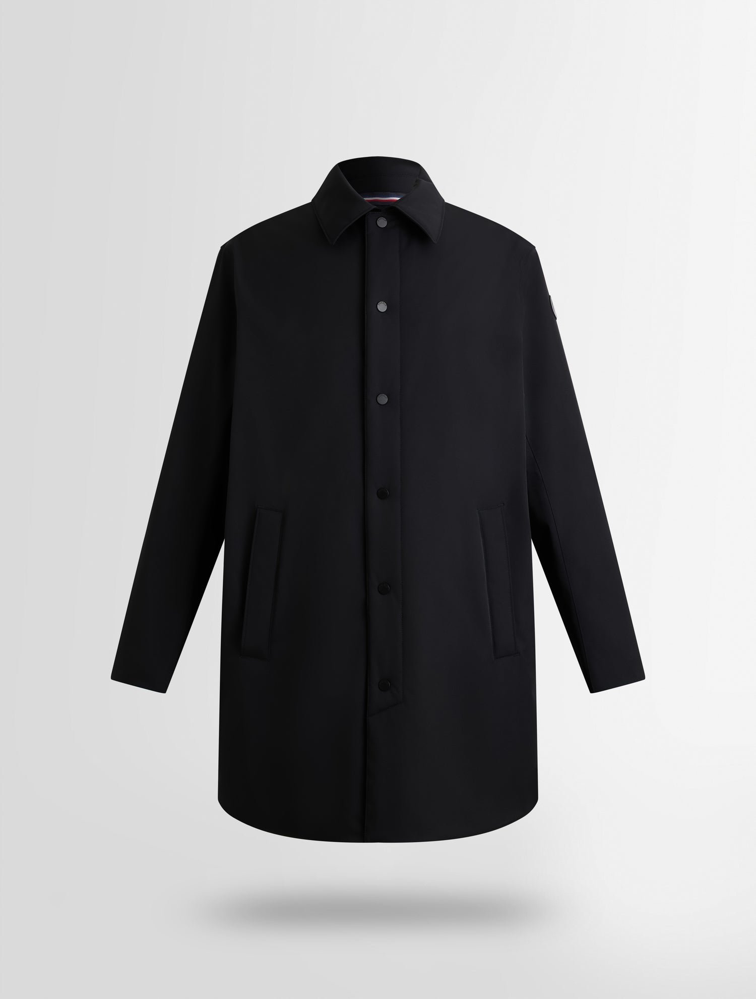 Manteau calobro col taillleur coupe regular Noir