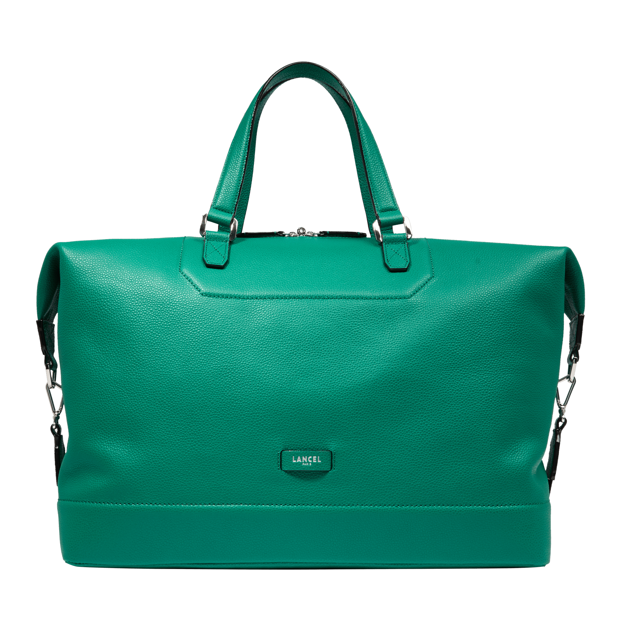 Sac weekend 45 ninon de lancel en cuir LANCEL Vert