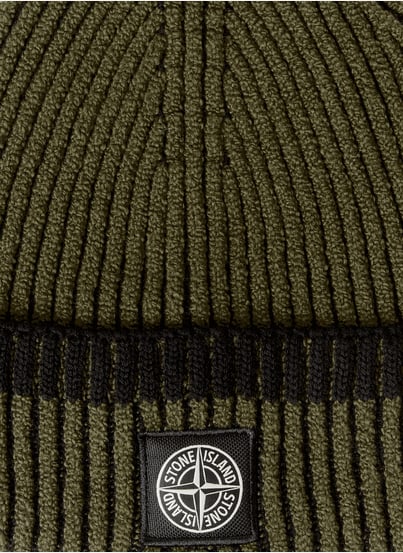 Bonnet en laine mélangée STONE ISLAND Bonnet en laine mélangée STONE ISLAND