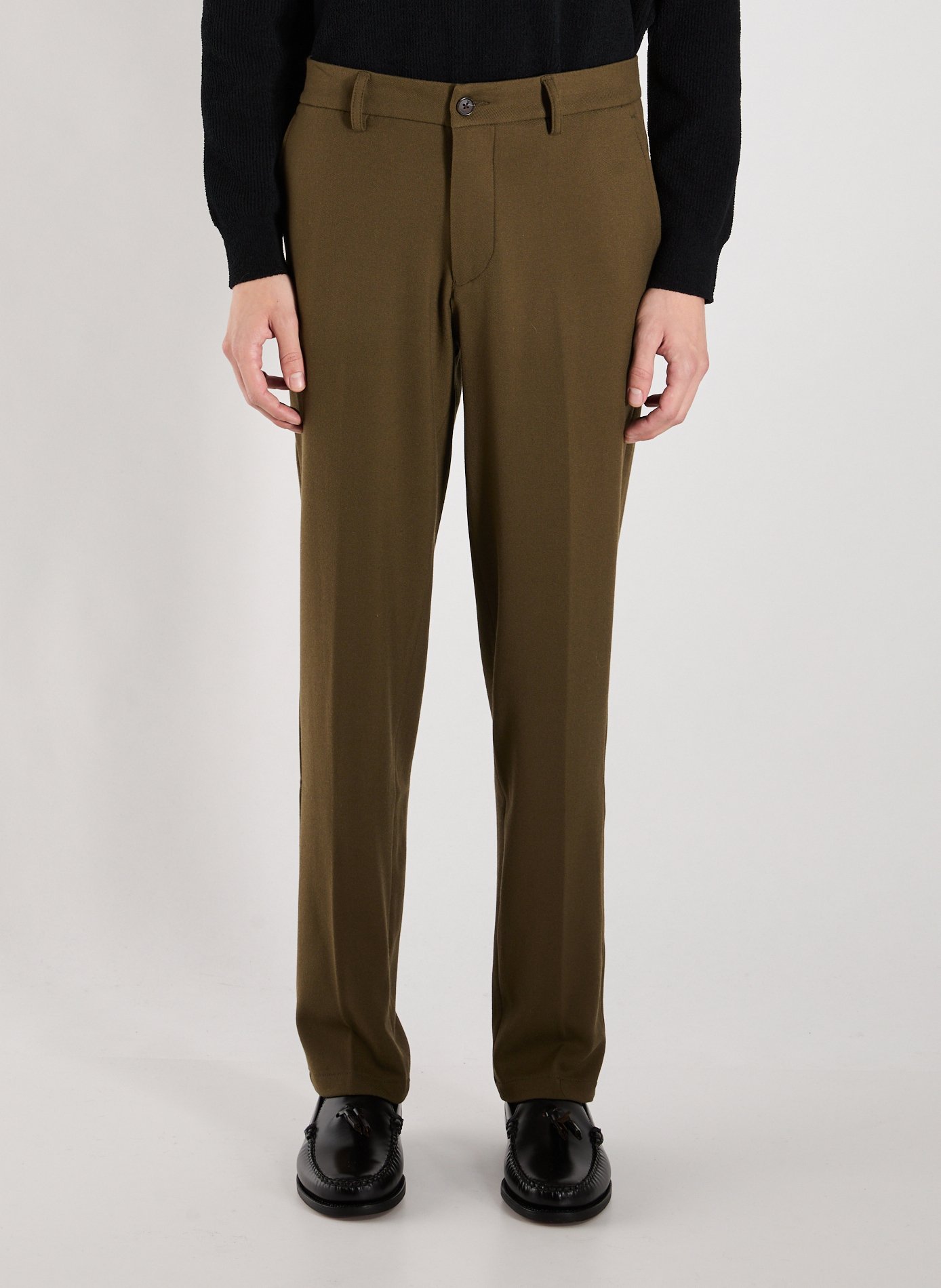 LES DEUX Slim pants Como Green