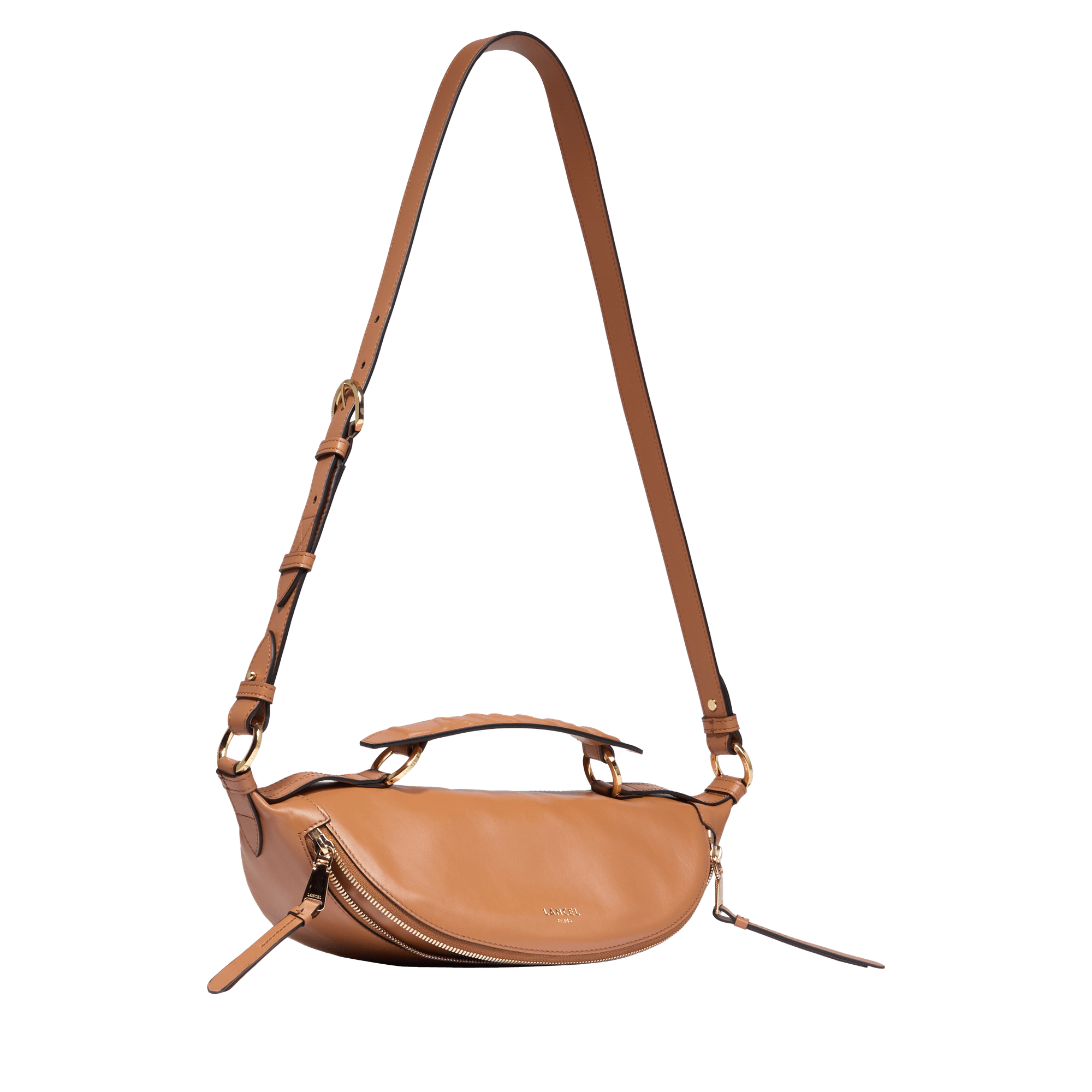 Sac porté croisé s - origami de lancel LANCEL Marron