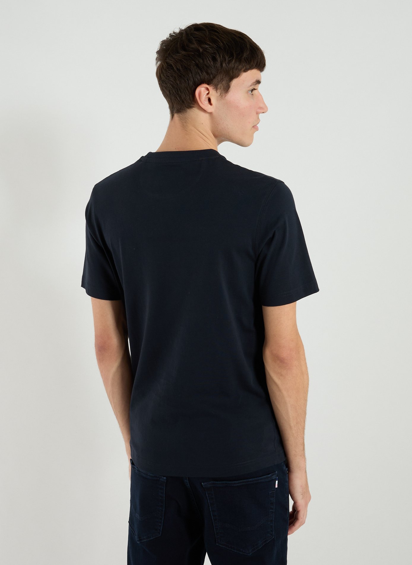 Classic Cotton T-Shirt EDEN PARK Blue