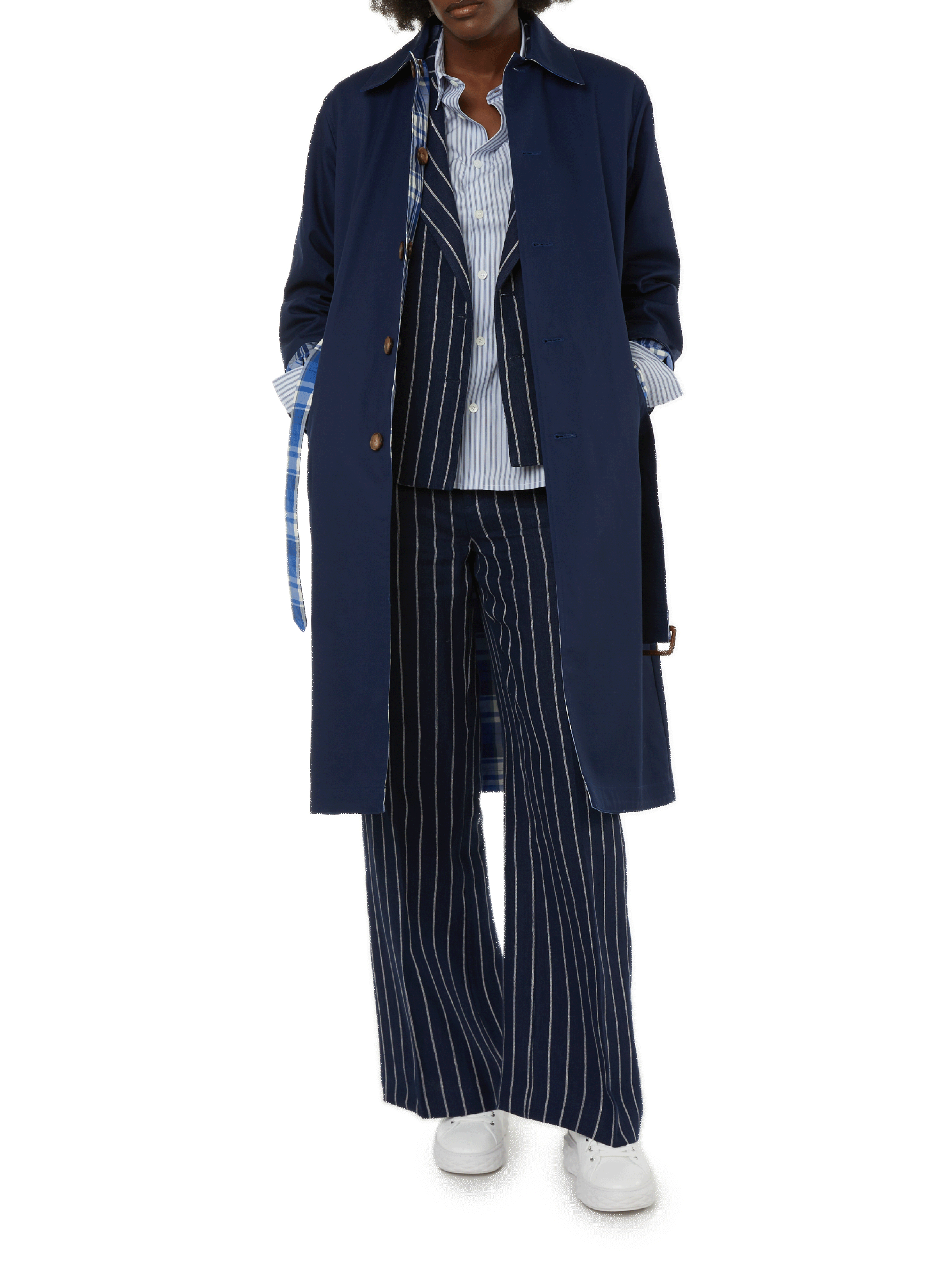 Trench en coton POLO RALPH LAUREN Bleu