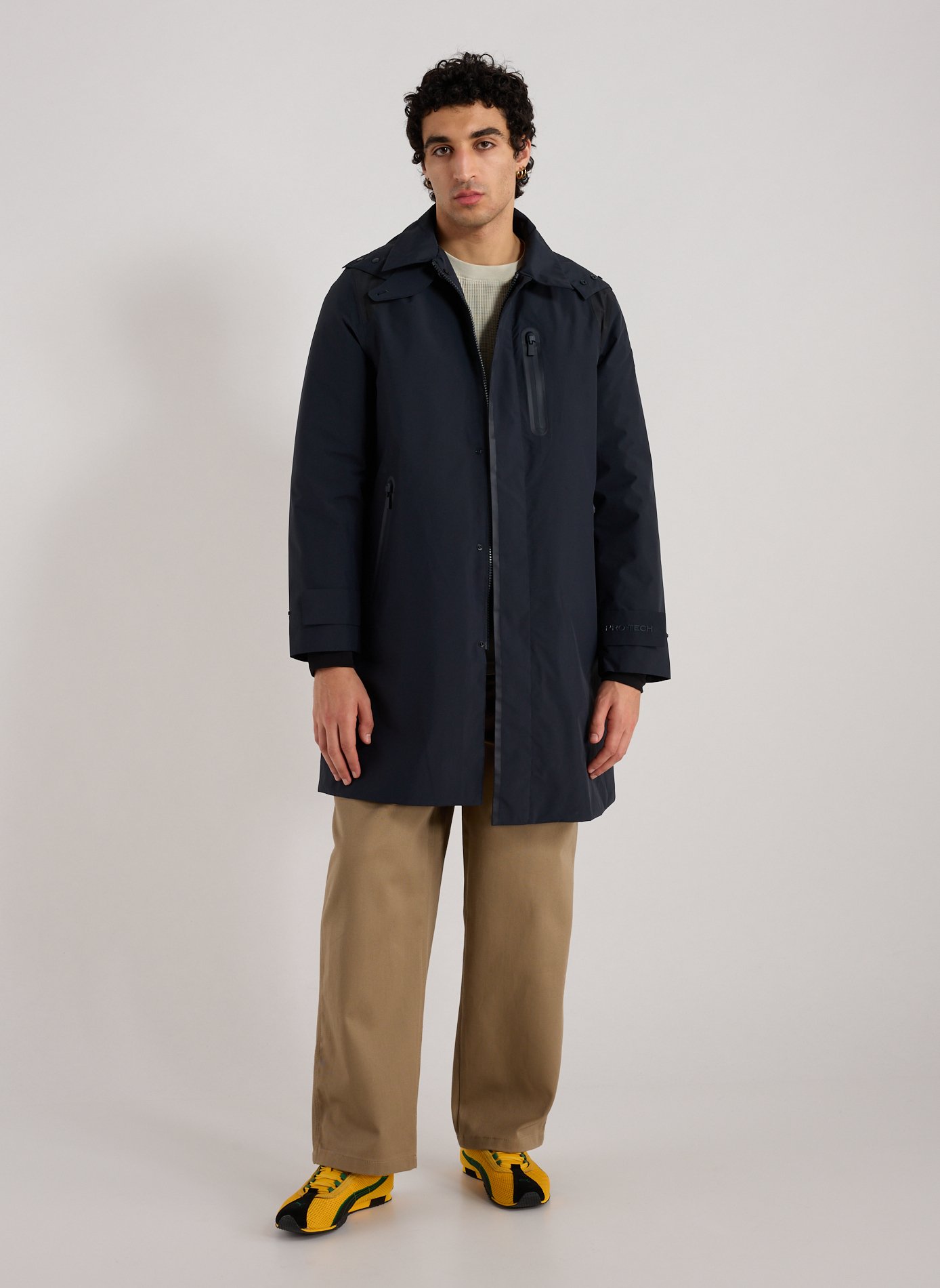 Parka droite à capuche SAVE THE DUCK Bleu