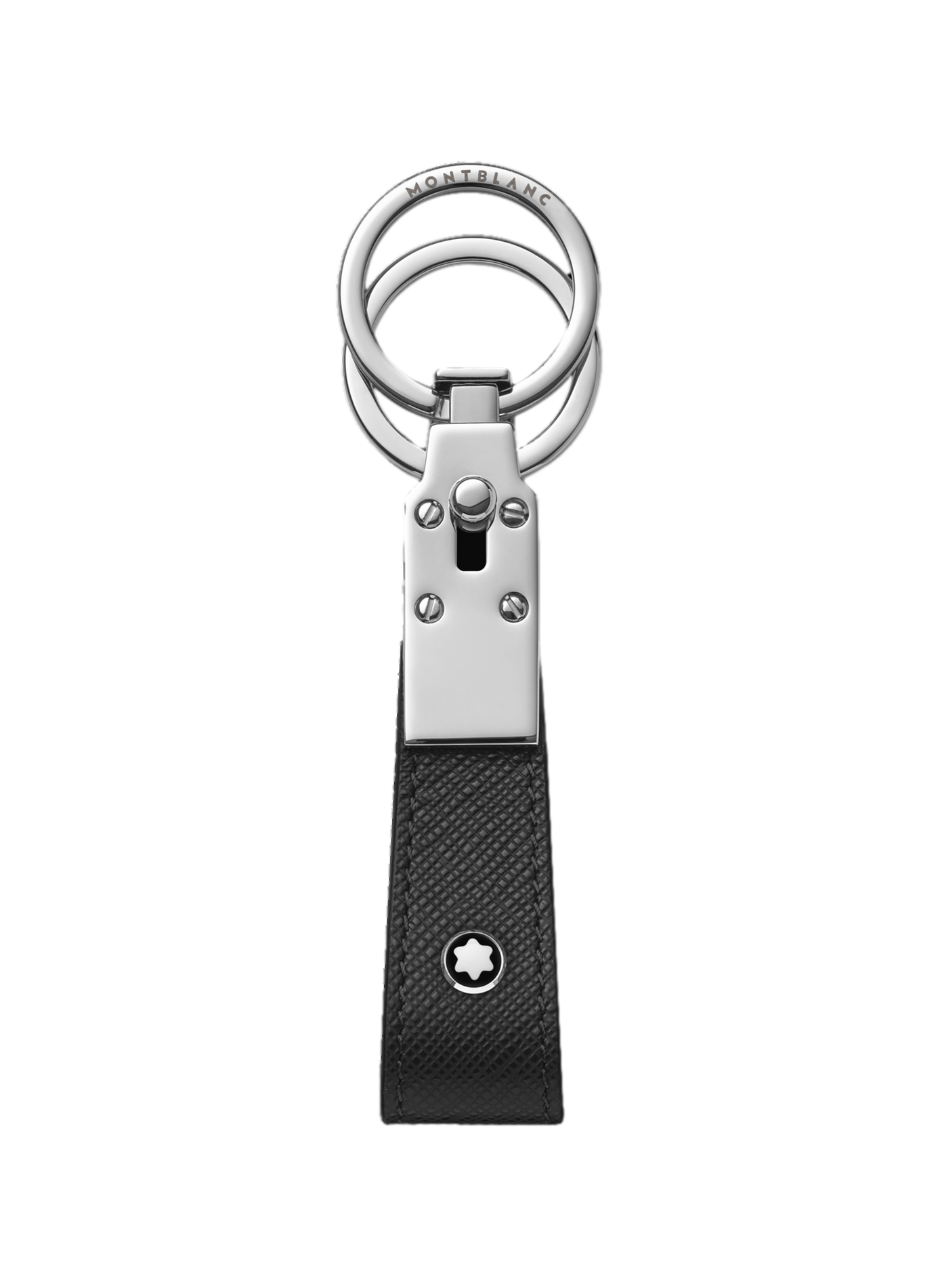 Leather Key Ring MONTBLANC Black