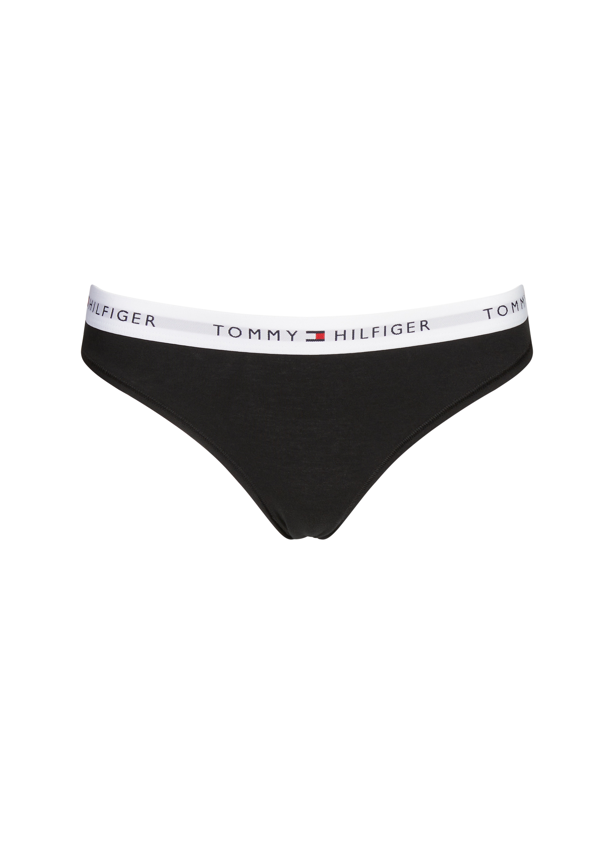 Set of 3 cotton blend thongs TOMMY HILFIGER Black
