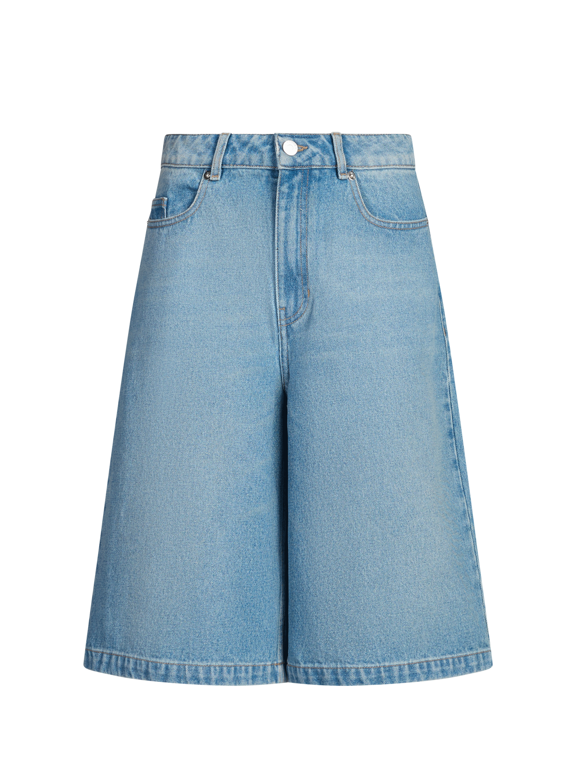 Denim Bermuda shorts in cotton by Adeu SAISON 1865 Blue