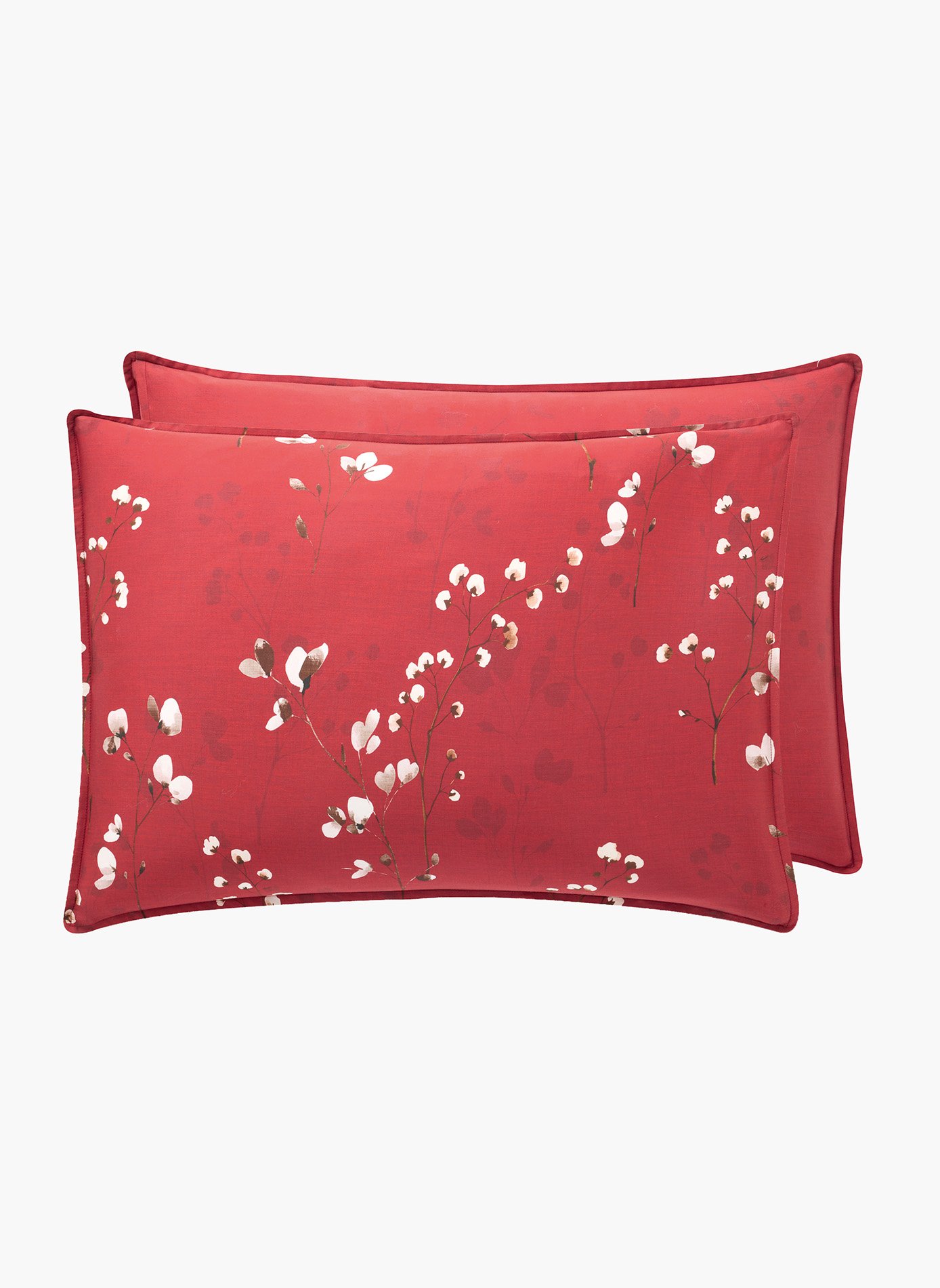 TAIE D'OREILLER Minimaliste ANNE DE SOLENE Rouge