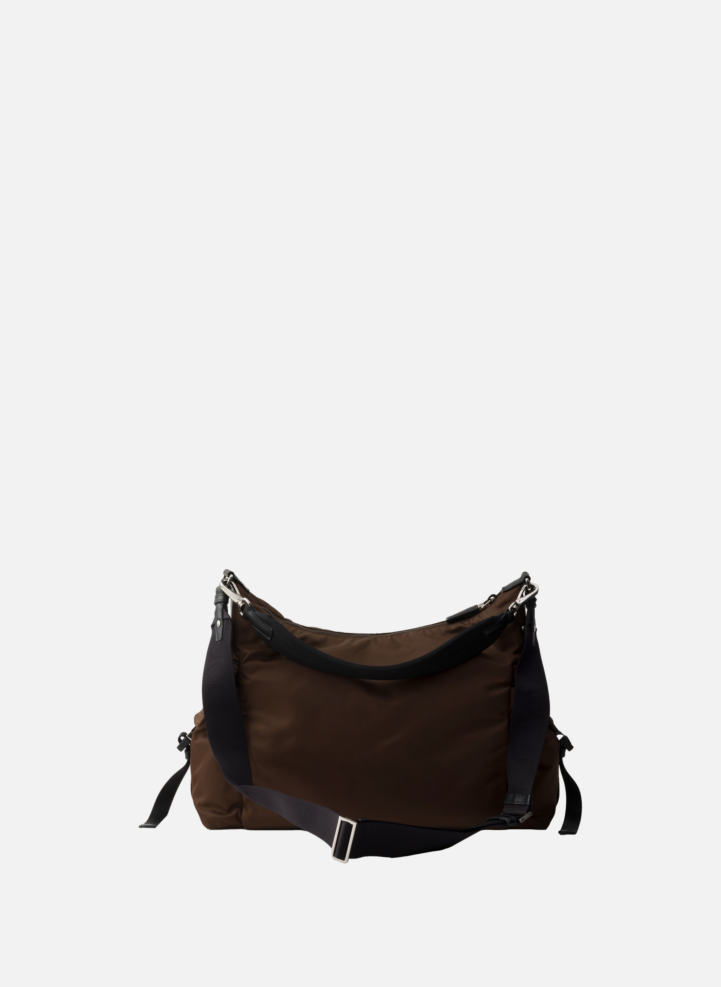 Sac prada explore en re-nylon et cuir PRADA Marron