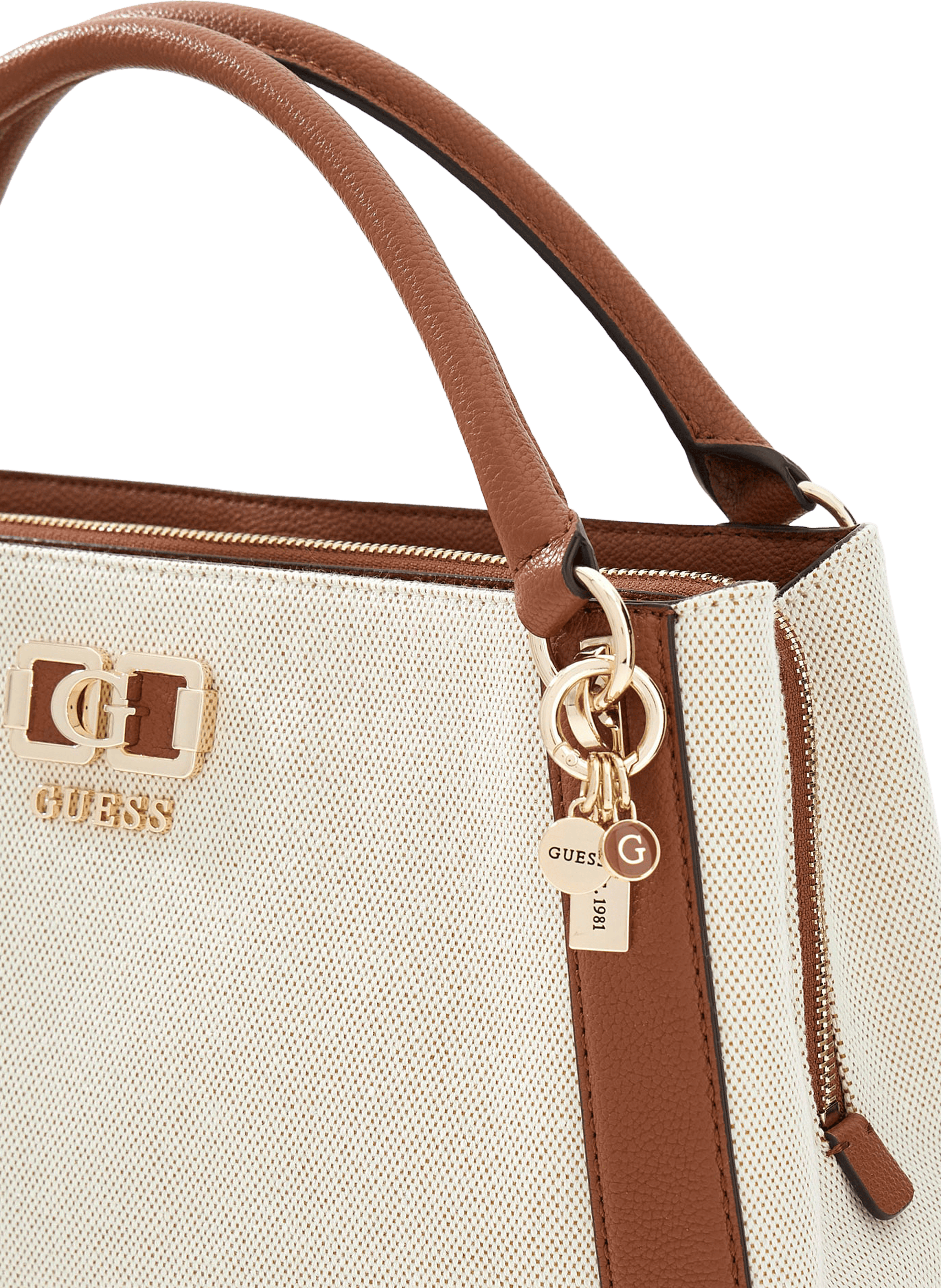 Karnilla handbag in mixed cotton GUESS Multicolour