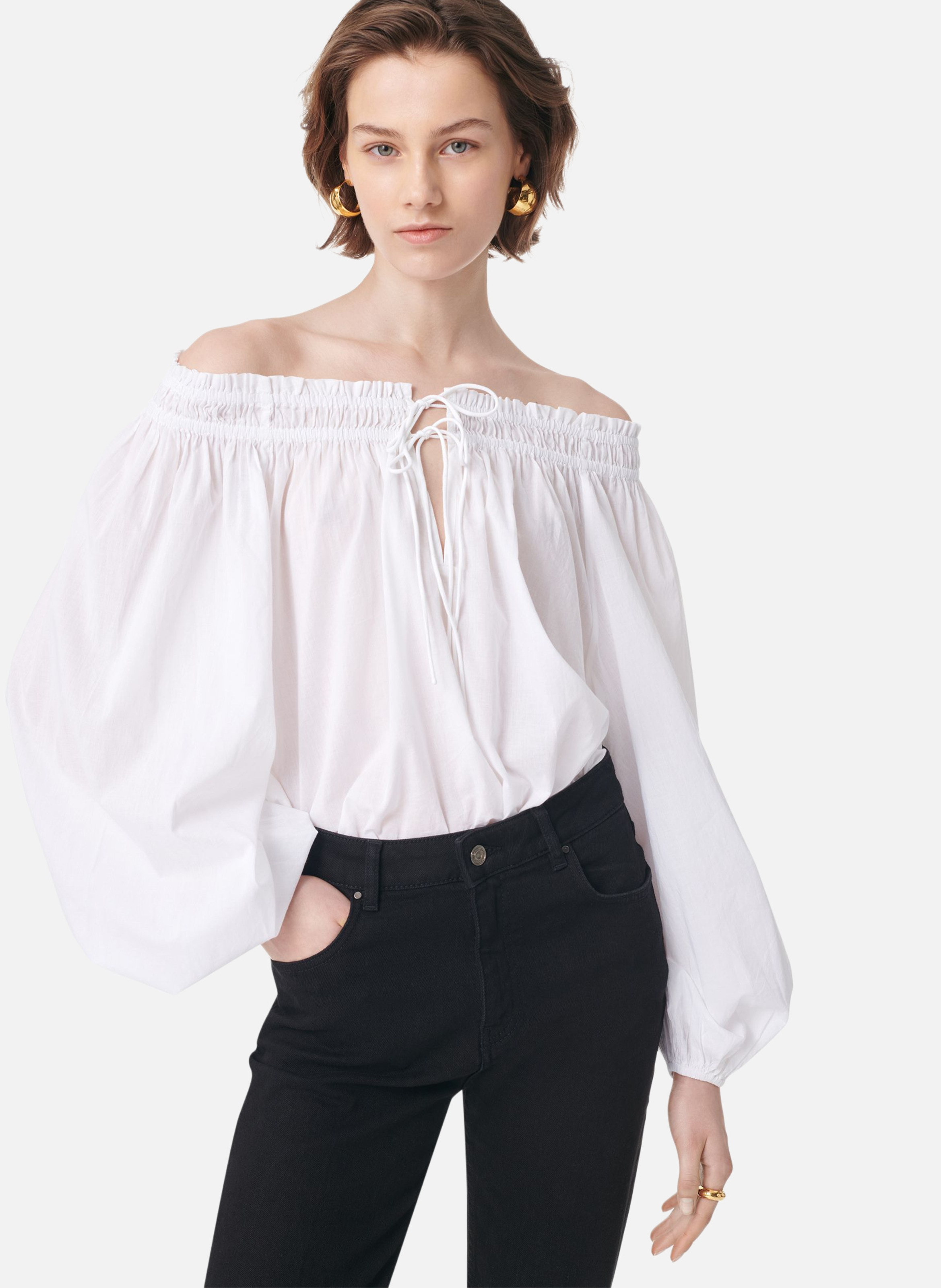 Blouse enya VANESSA BRUNO Blanc