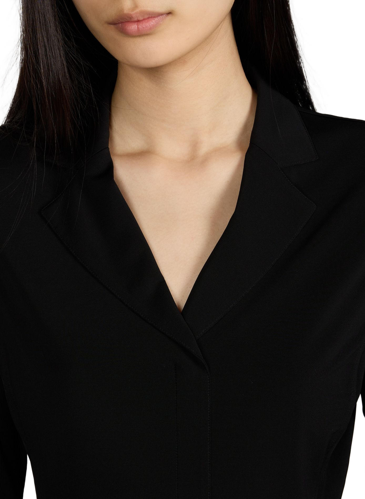 Shirt with a tailored collar HELMUT LANG Black