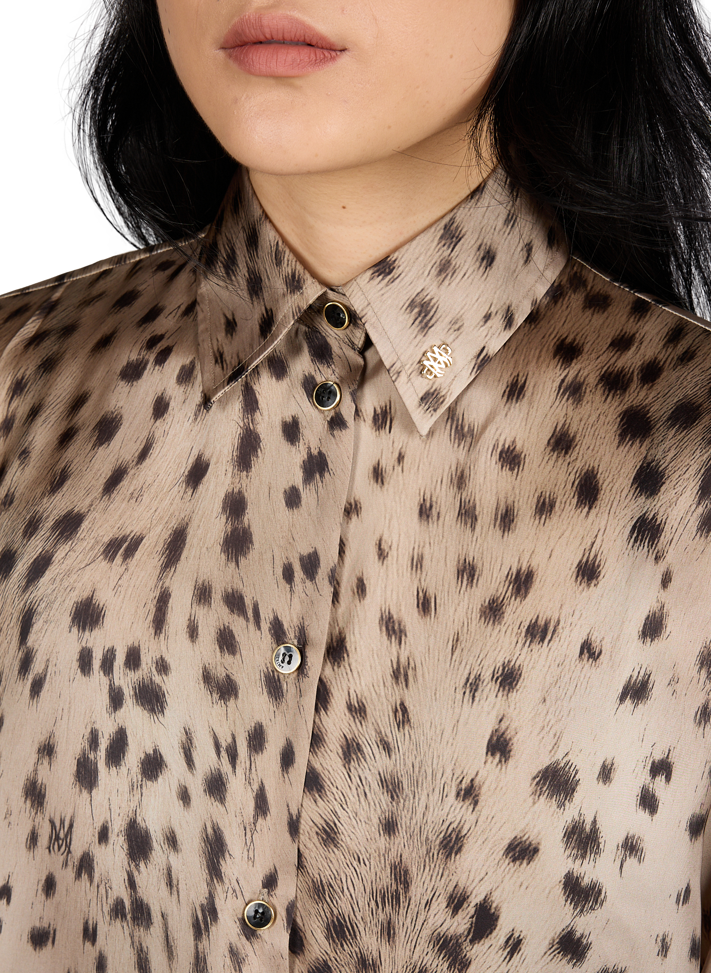 Chemise droite imprimée cerf AMIRI Multicolore