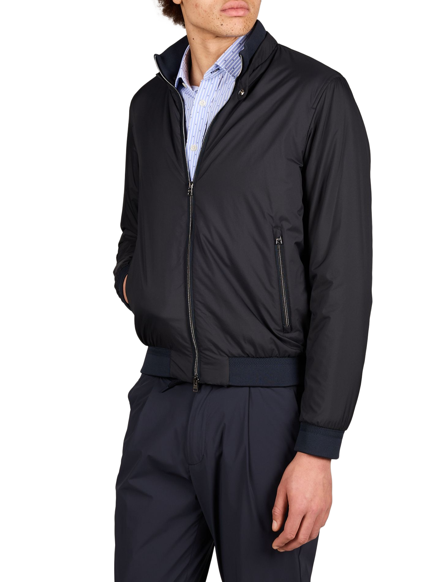 Blouson col montant  HERNO Bleu