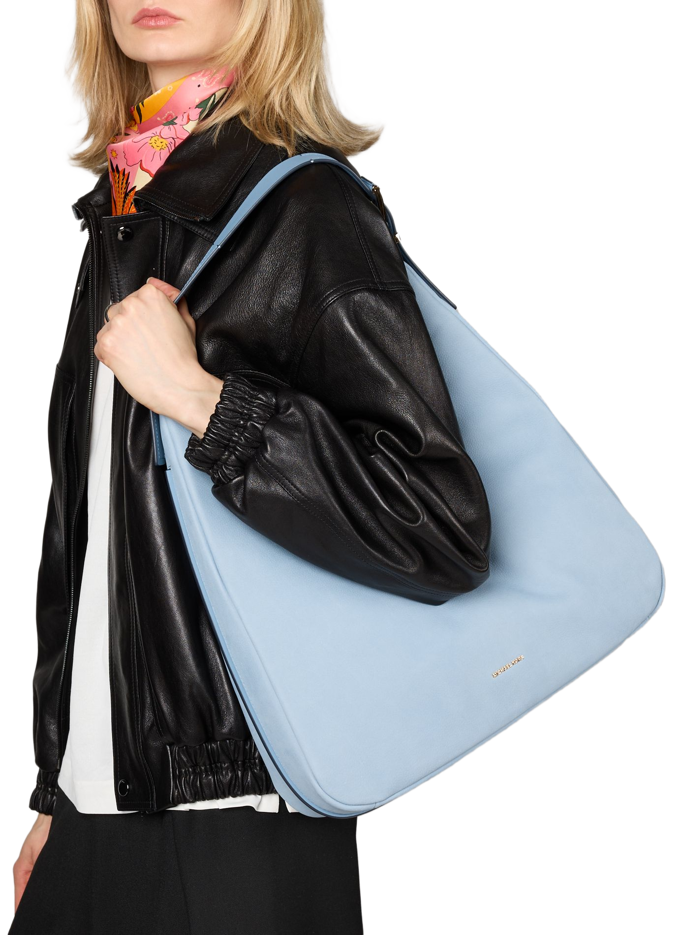 Sac à main Nolita en cuir MICHAEL KORS Bleu