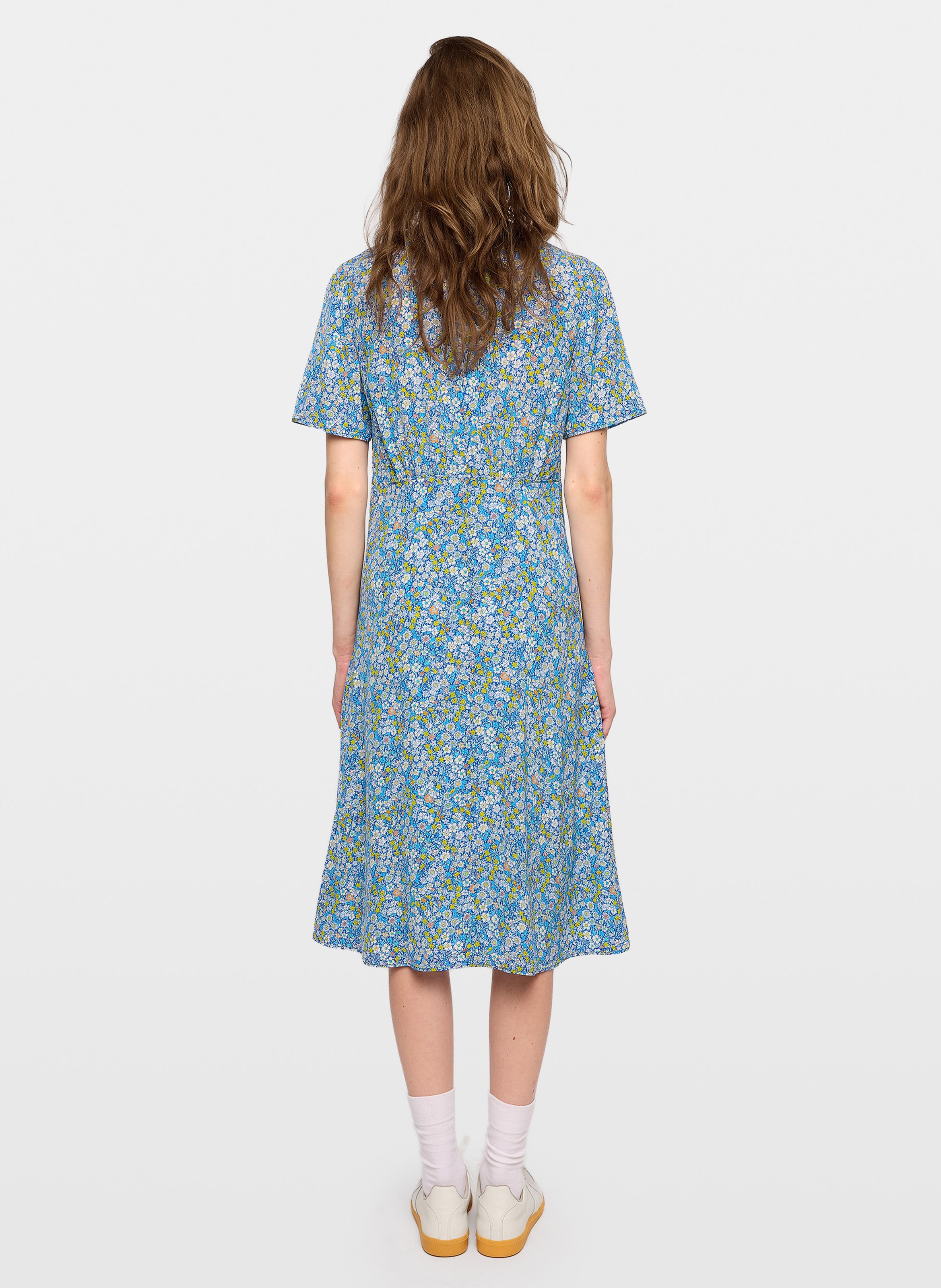 Robe midi col v rhodral ZADIG&VOLTAIRE Jaune