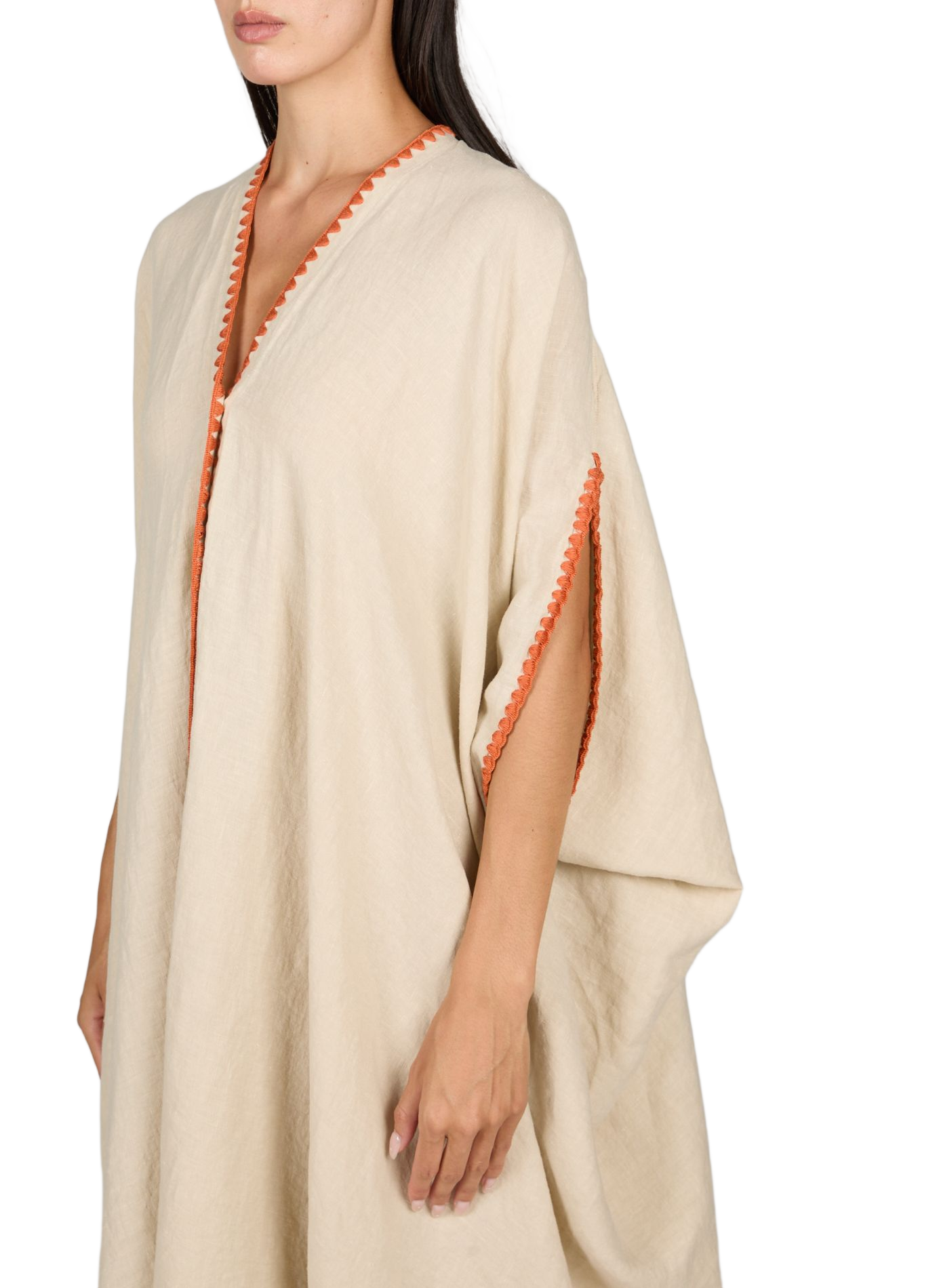 Túnica Mrs Tulum de lino MR MOOD Beige