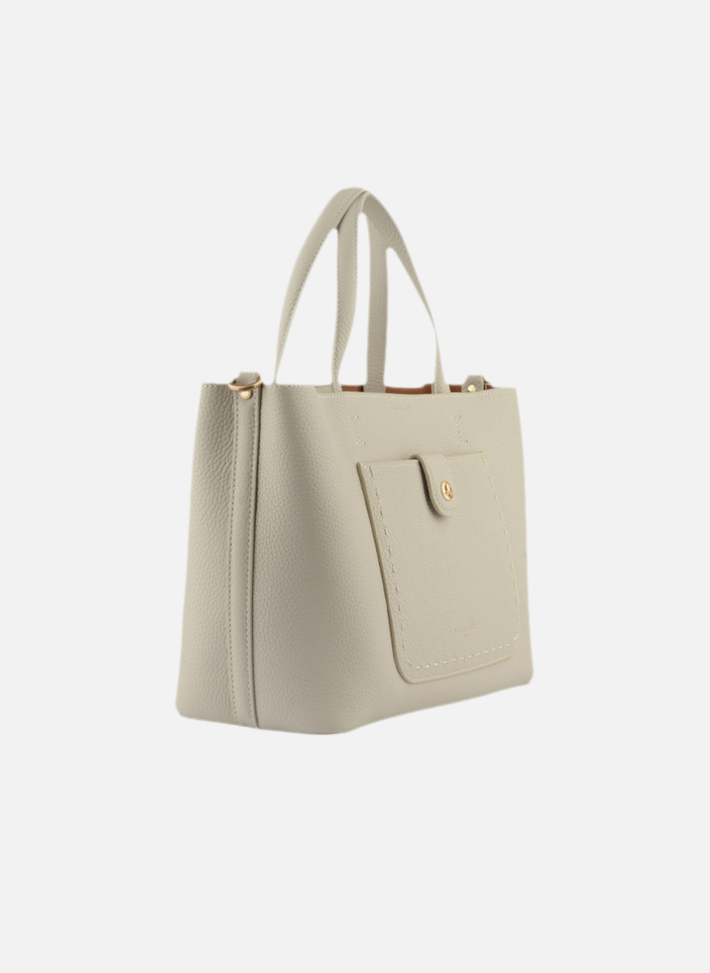 Bride soft | sac à main en cuir de vachette POURCHET Beige