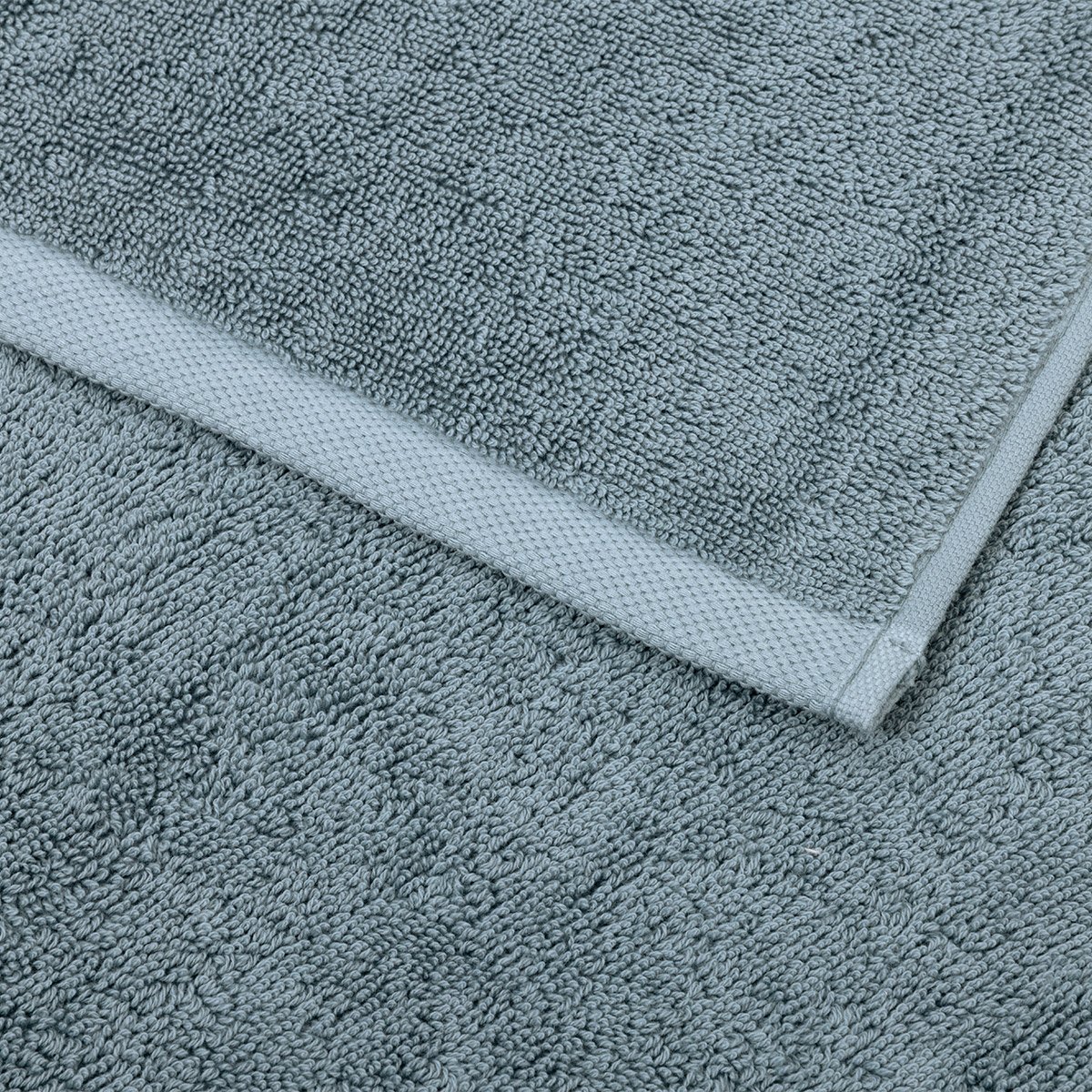 Serviette de toilette  en coton, ma douce DESFORGES Bleu