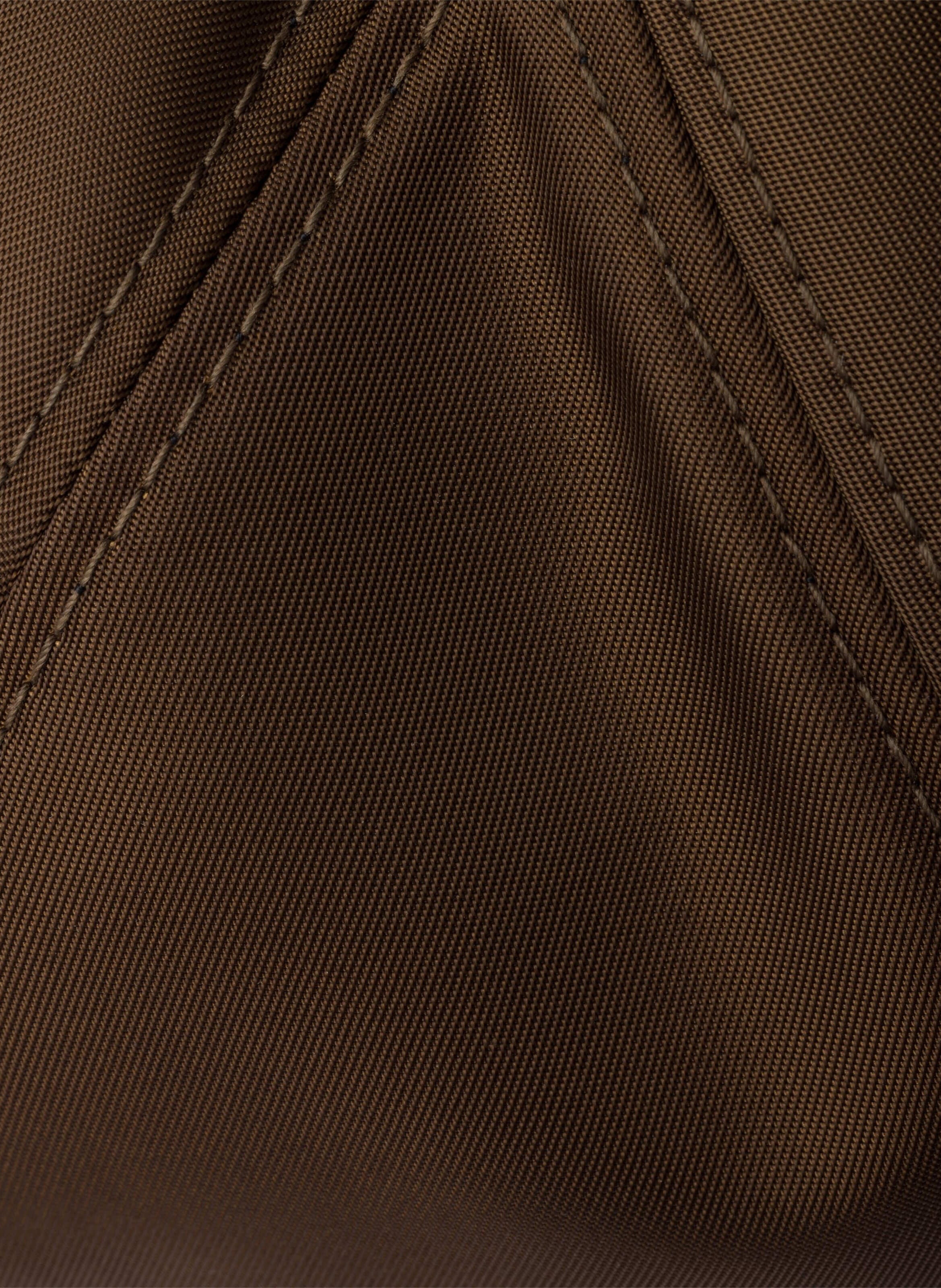 Casquette de baseball en re-nylon PRADA Marron